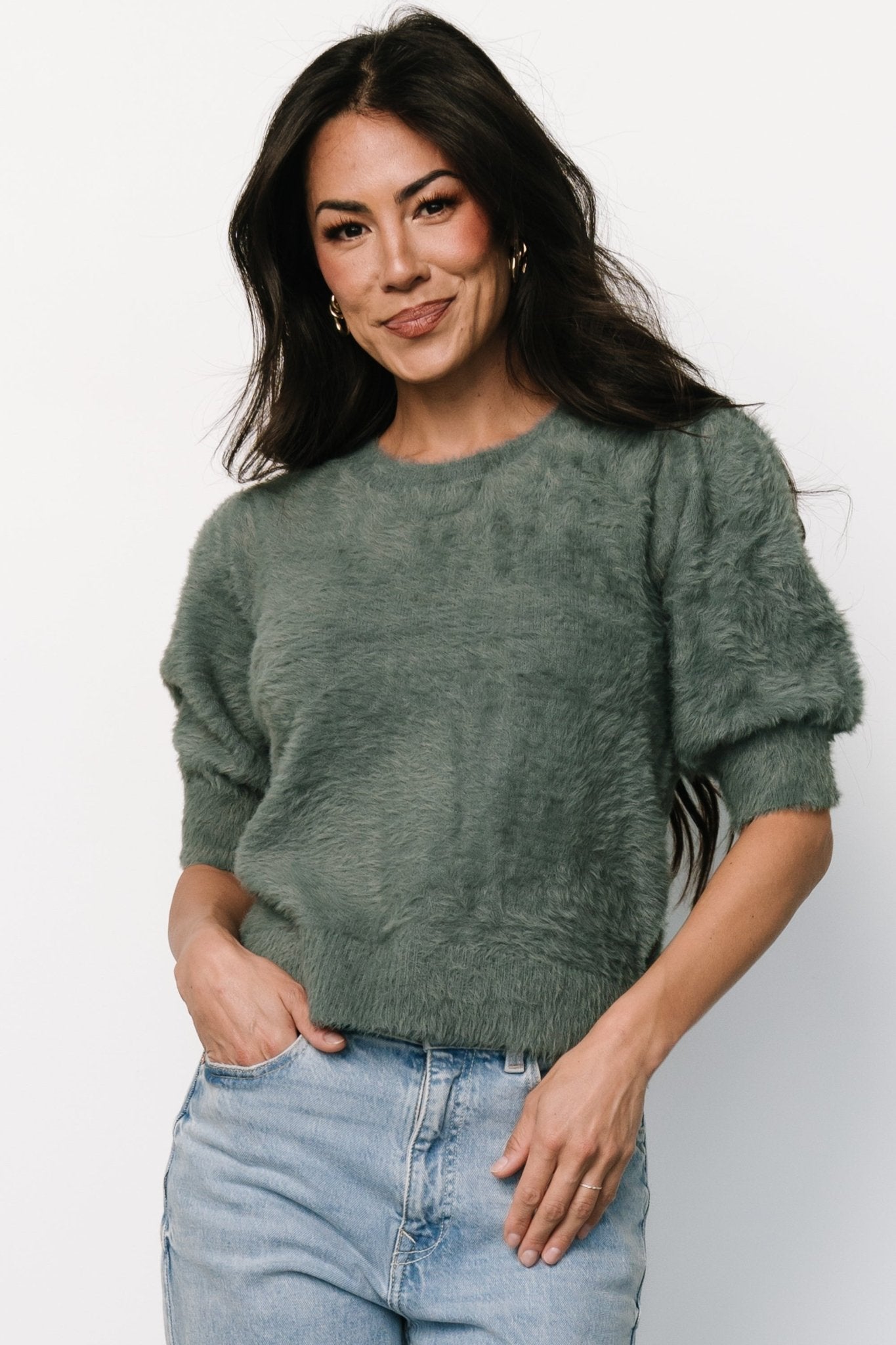 Vail Sweater Top | Winter Green Outlet For Sale