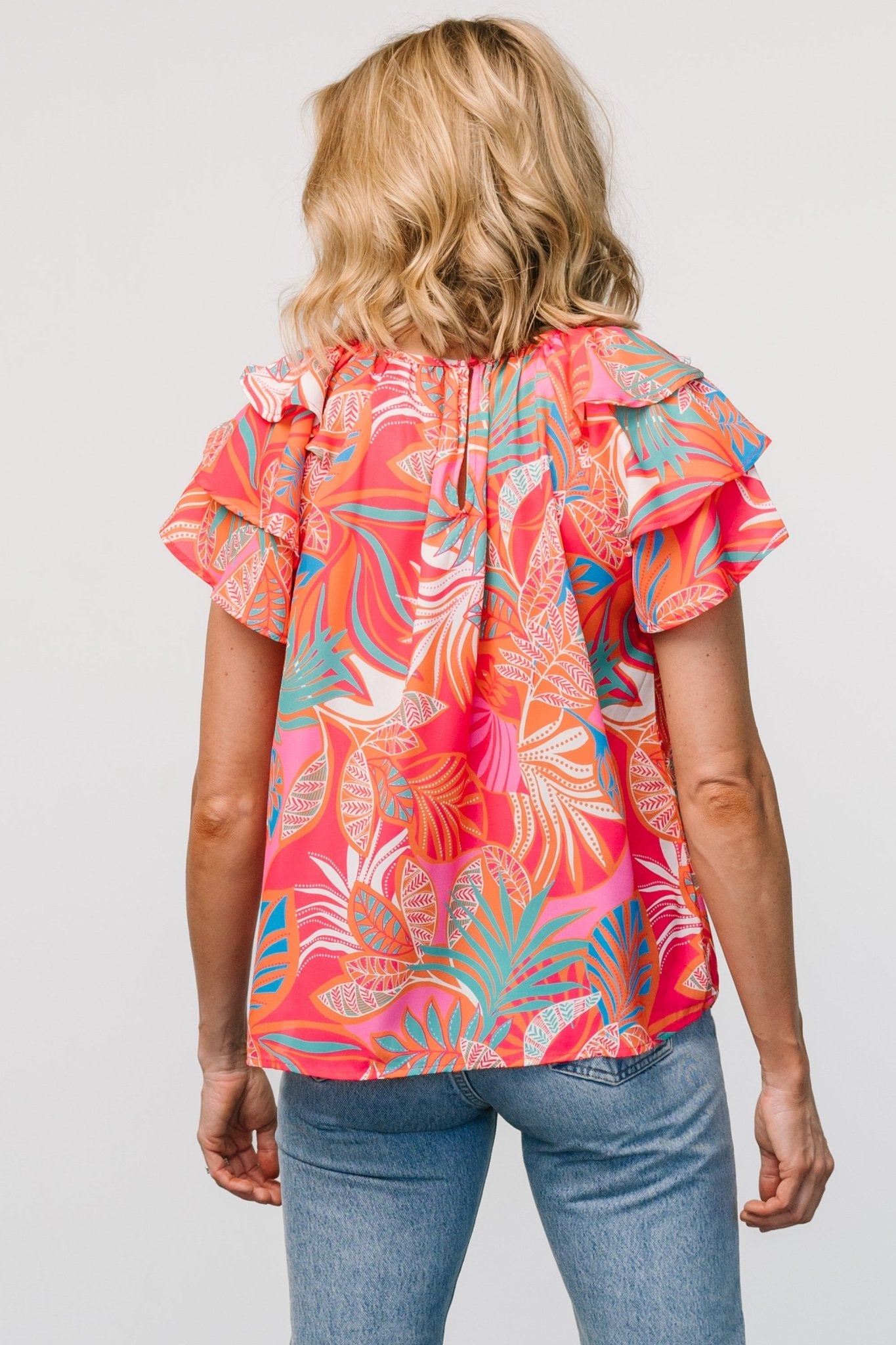 Cancun Top | Red Multi Get To Buy