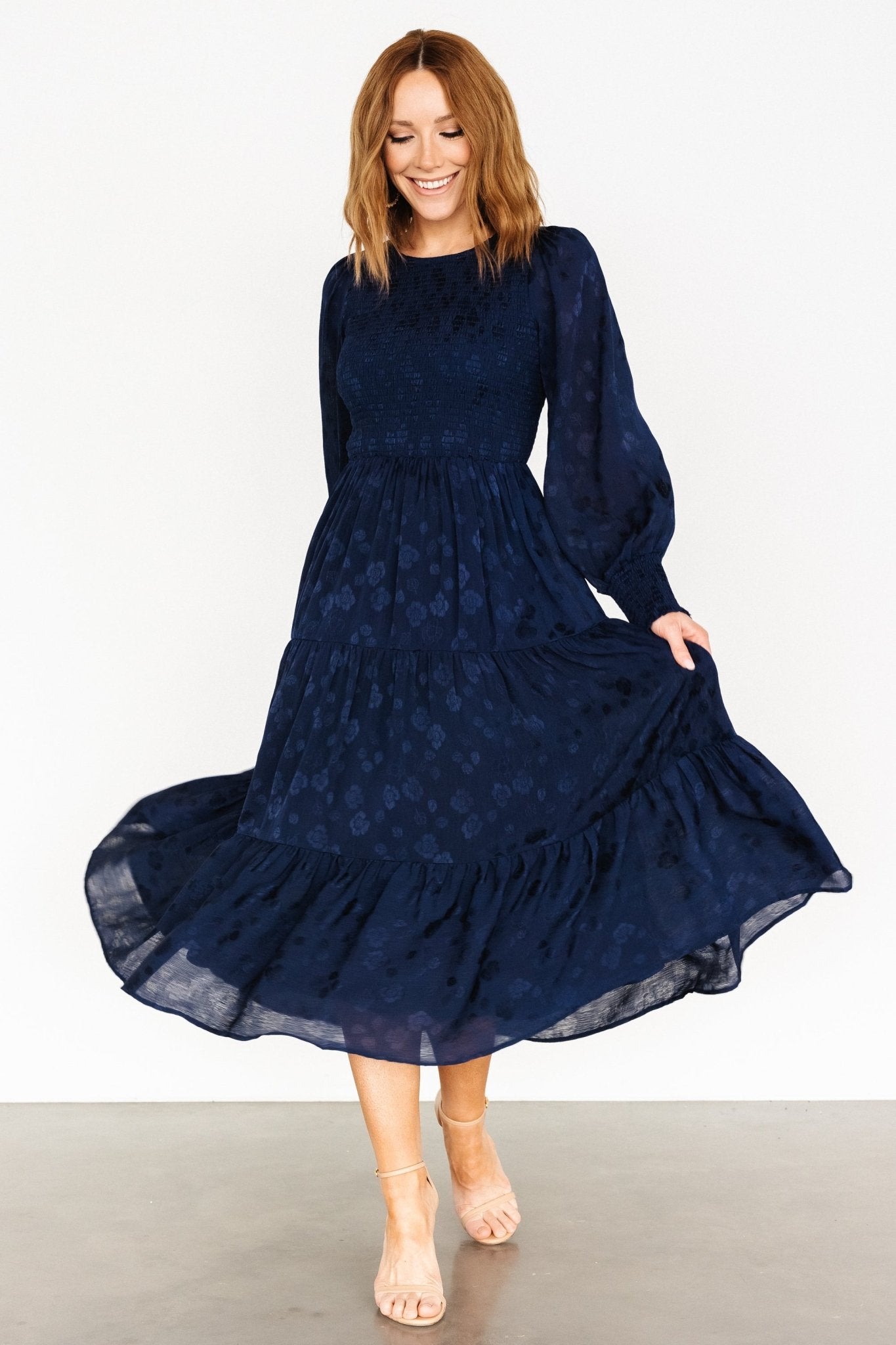 Stockholm Smocked Dress | Midnight Blue Outlet Lowest Pice