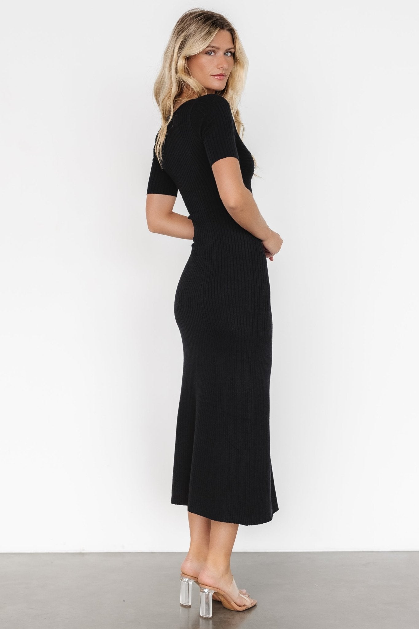 Keren Ribbed Maxi Dress | Black Footlocker Cheap Online