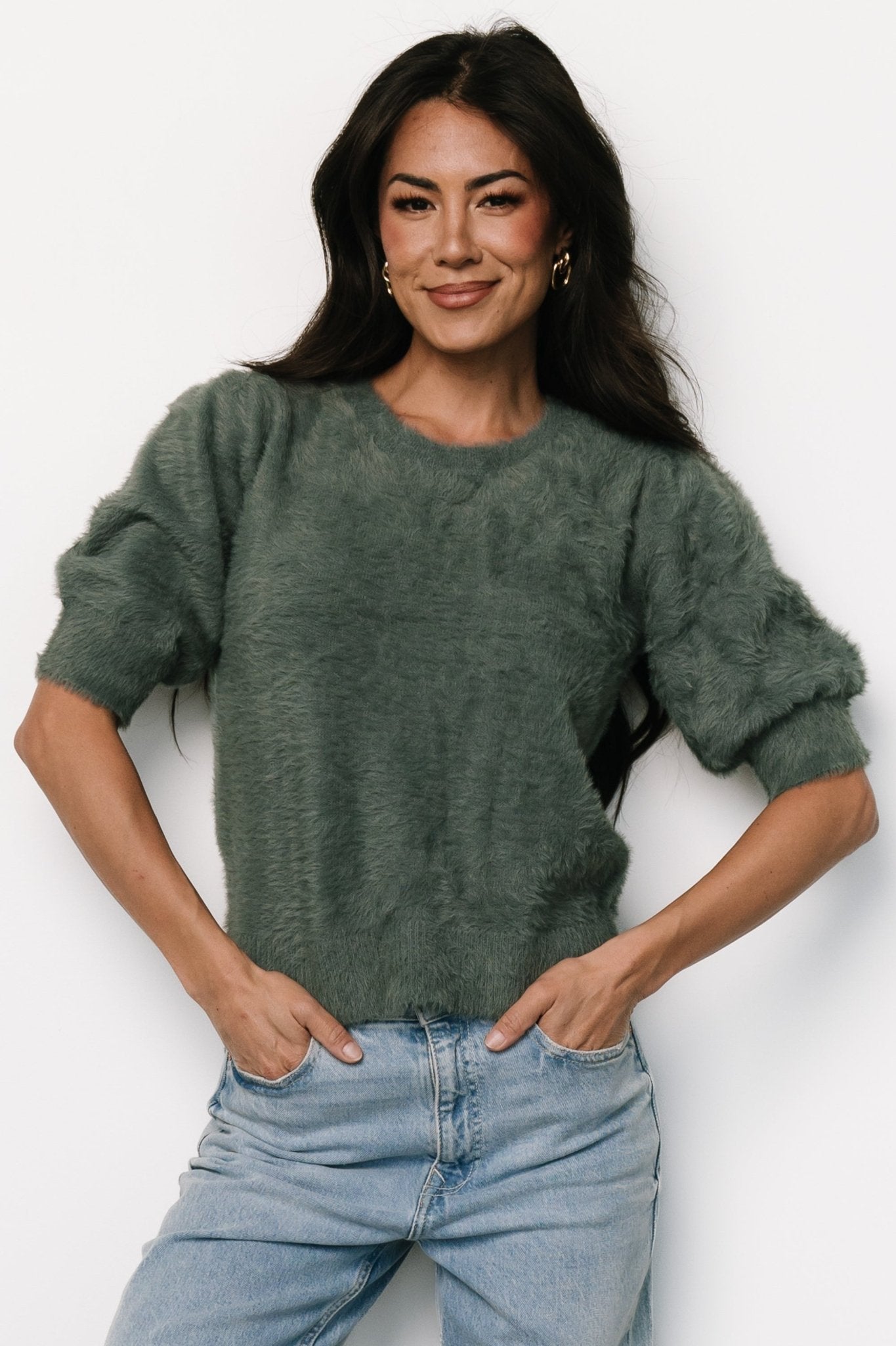 Vail Sweater Top | Winter Green Outlet For Sale