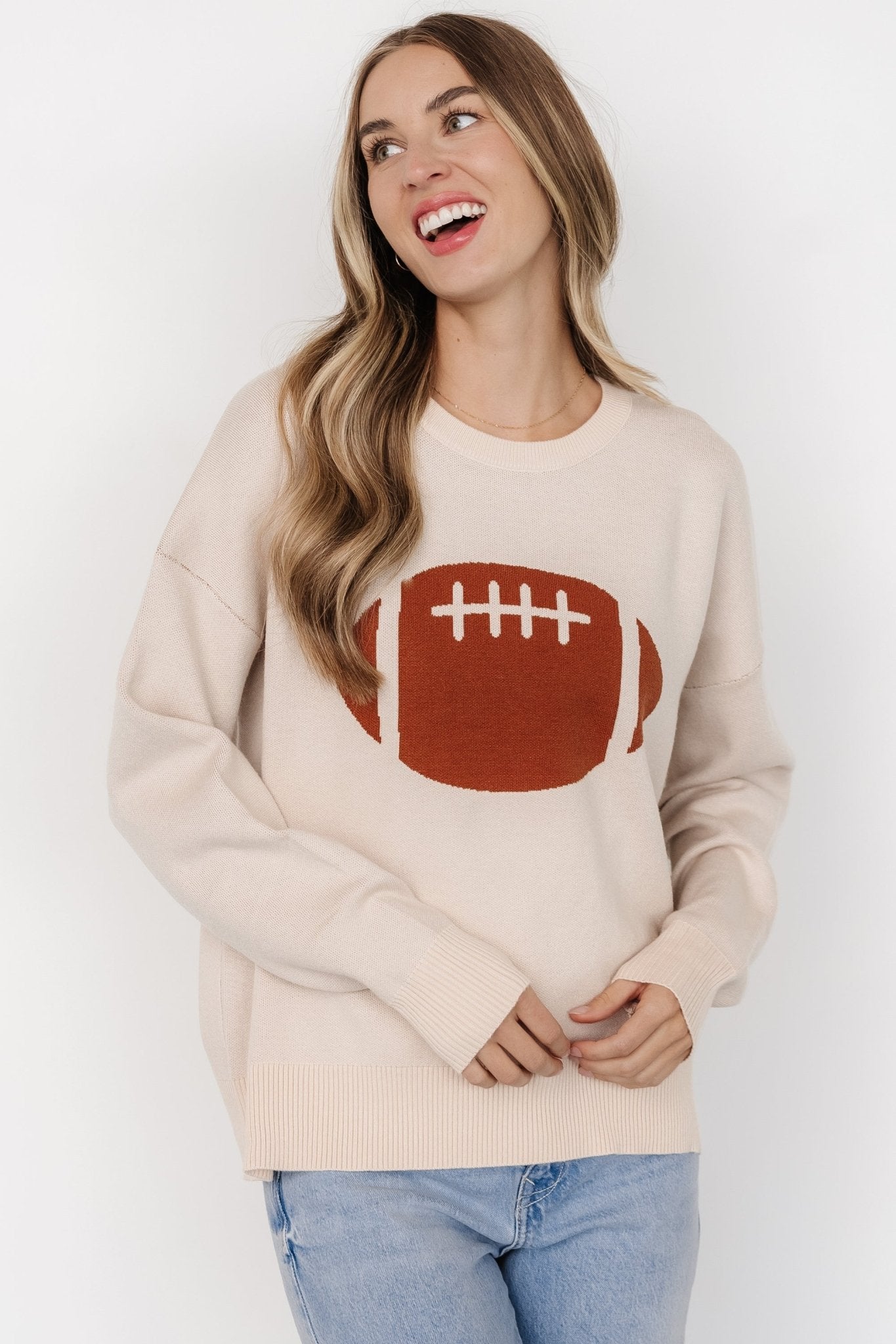 Brady Sweater | Cream Cheap Manchester