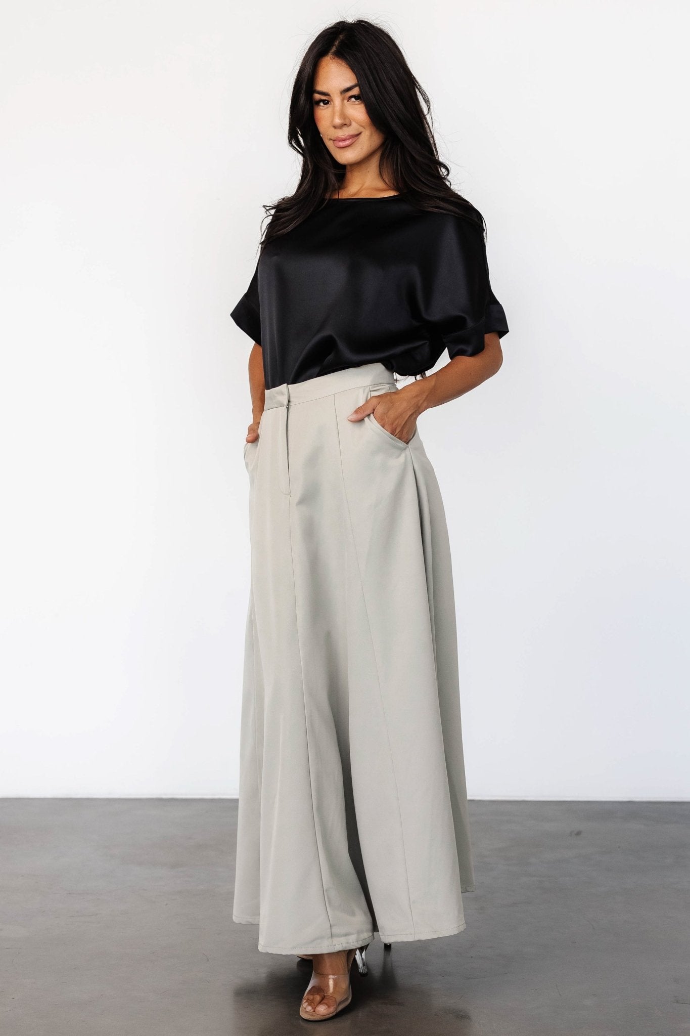 Shaylyn Maxi Skirt | Natural Free Shipping Cheap Pice