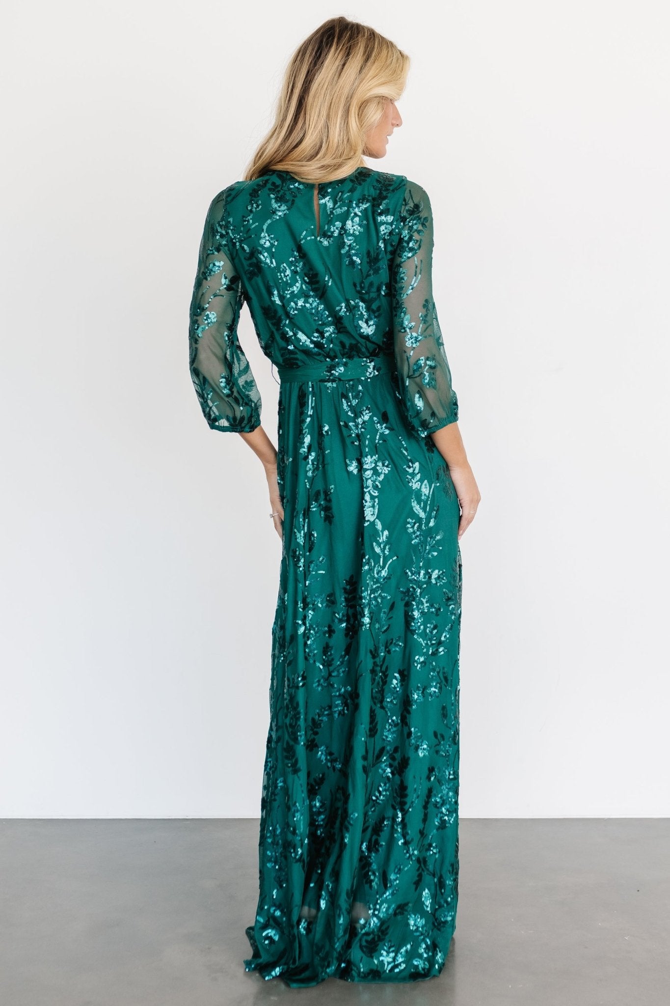 Destiny Sequin Maxi Dress | Emerald Wiki For Sale