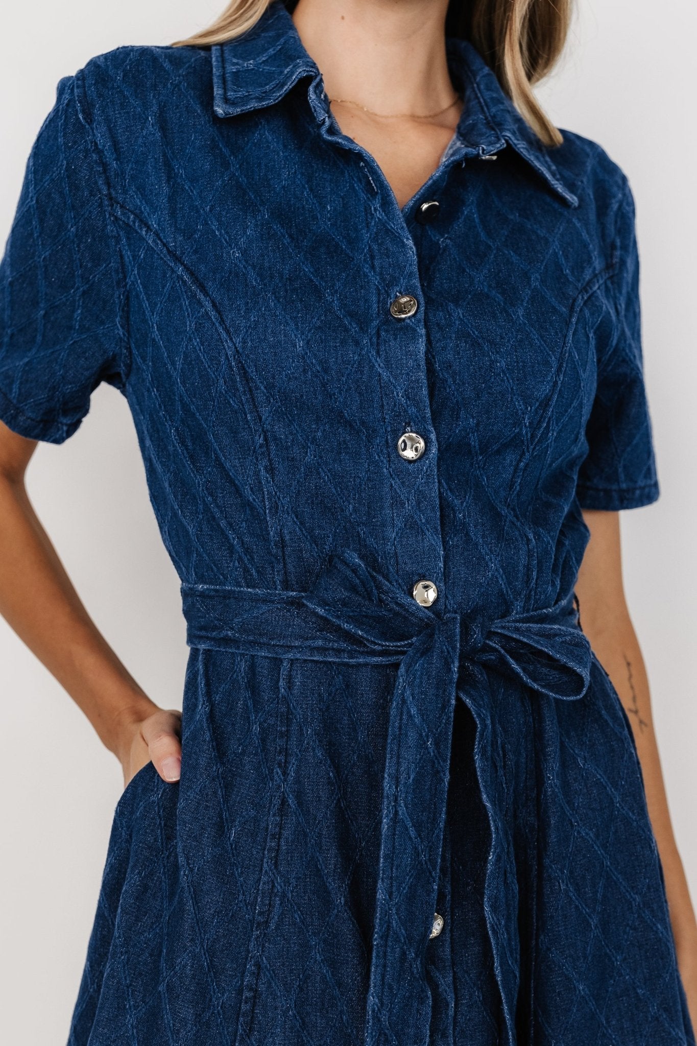 Sheryl Midi Dress | Denim Blue Buy Cheap Deals