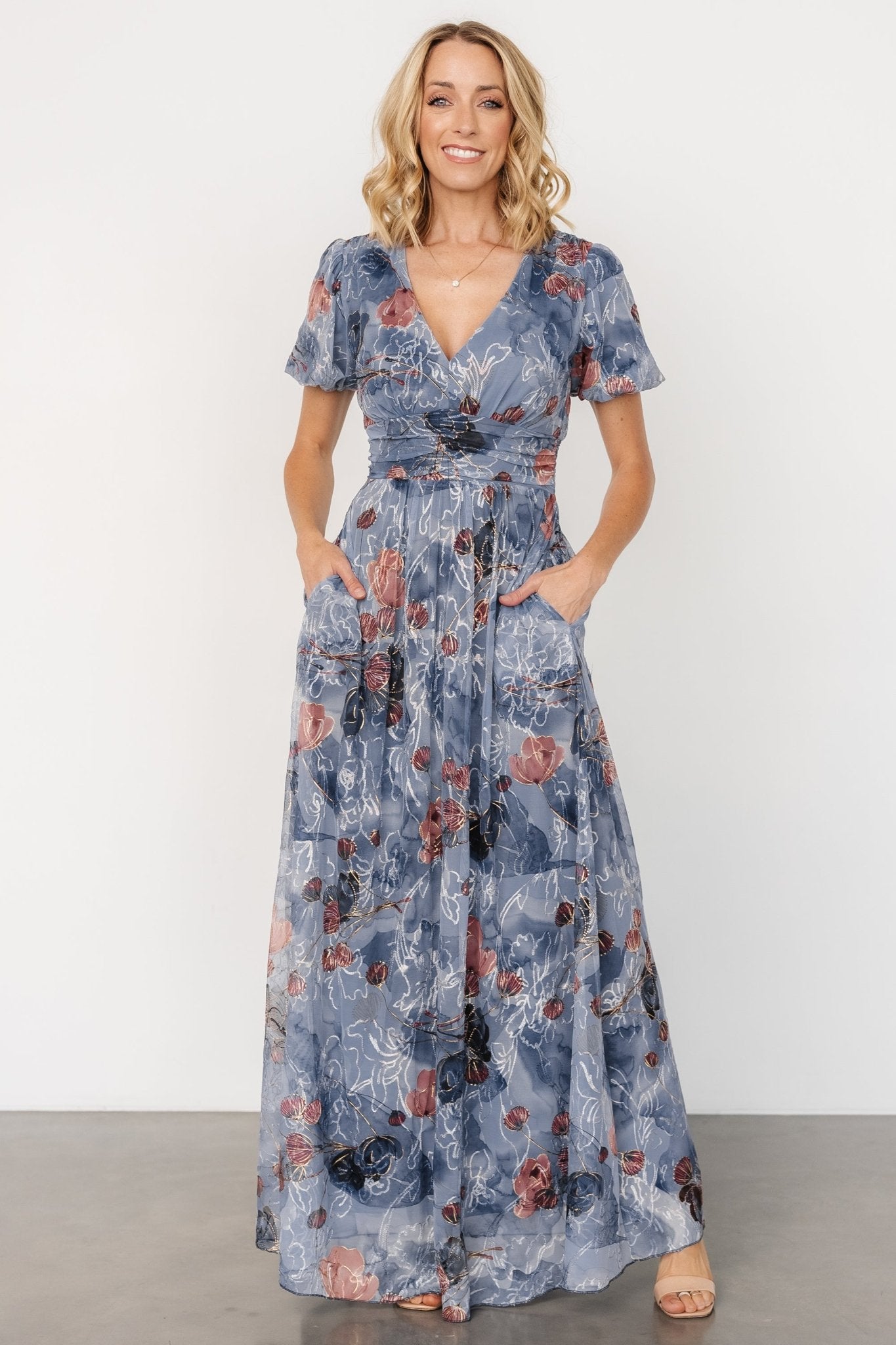 Ardley Maxi Dress | Slate Print Get To Buy For Sale