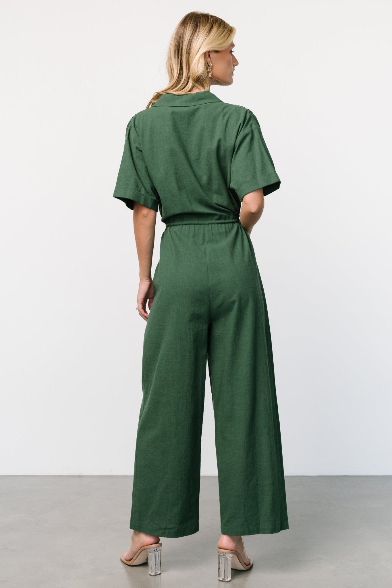 Hemming Jumpsuit | Green Many Kinds Of Online