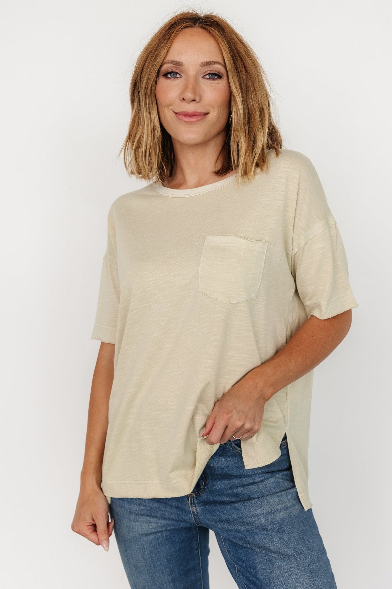 Hana Relaxed Tee | Pistachio In China Cheap Pice