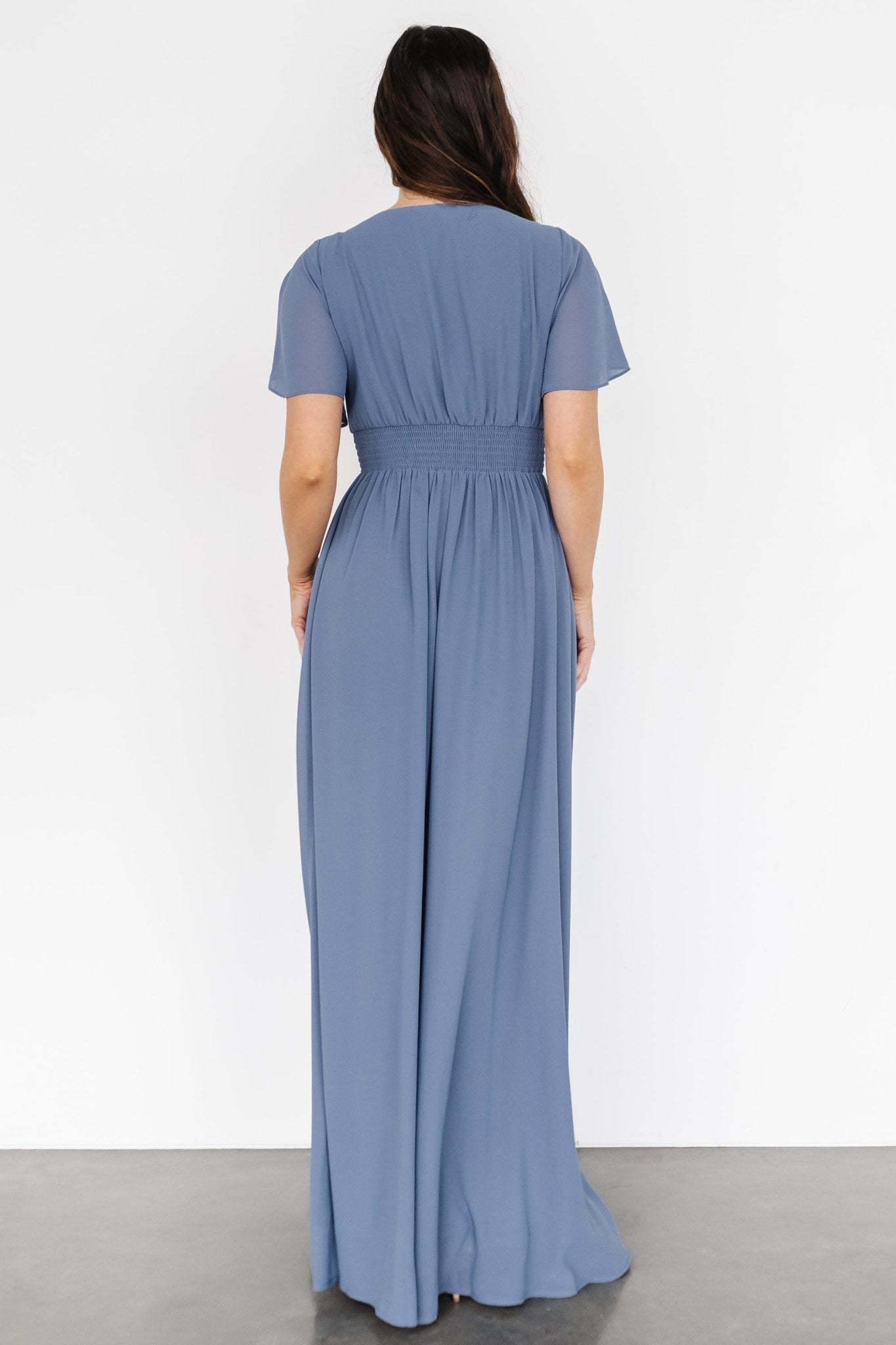 Ramona Maxi Dress | Whisper Blue Shop Offer