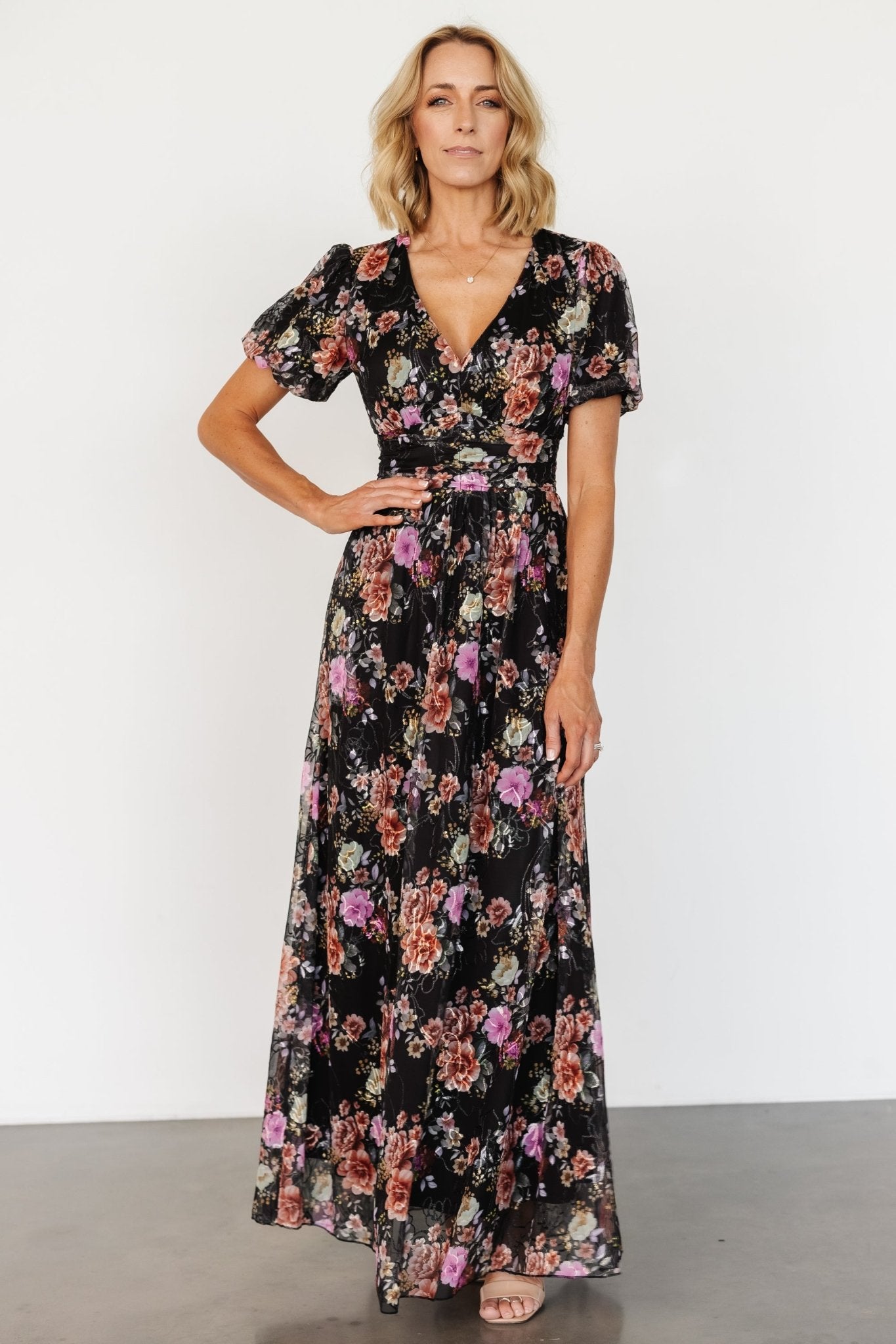 Ardley Maxi Dress | Black Multi Floral Free Shipping Sast