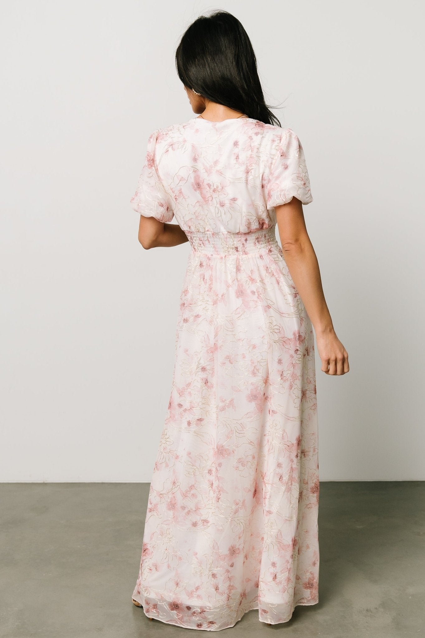 Ardley Maxi Dress | Mauve Floral Low Pice Fee Shipping Online