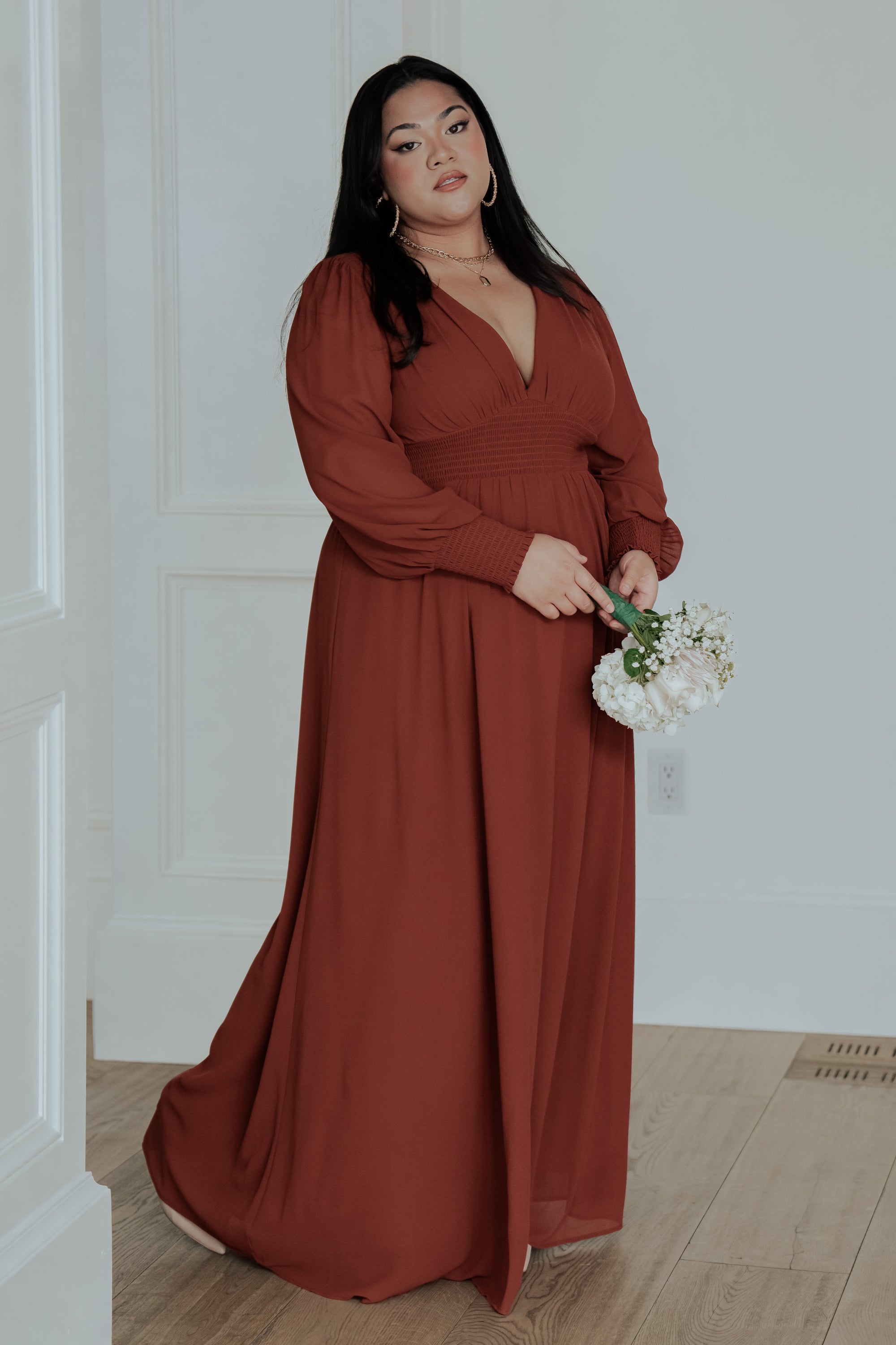 Olivia Maxi Dress | Cinnamon Clearance 2025