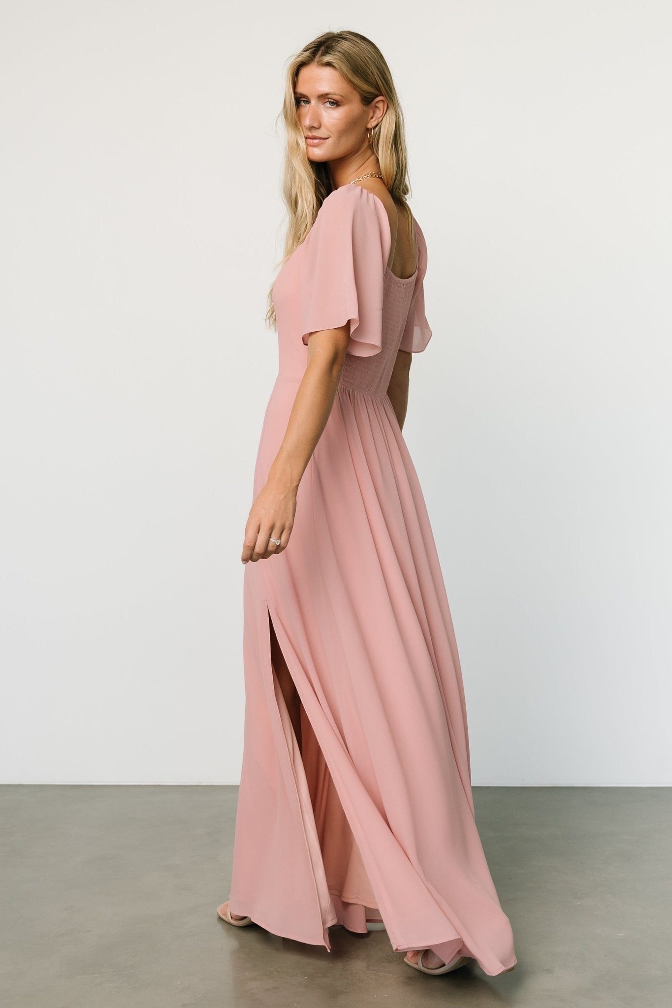 Sierra Sweetheart Maxi Dress | Blush Free Shipping Footlocker Finishline