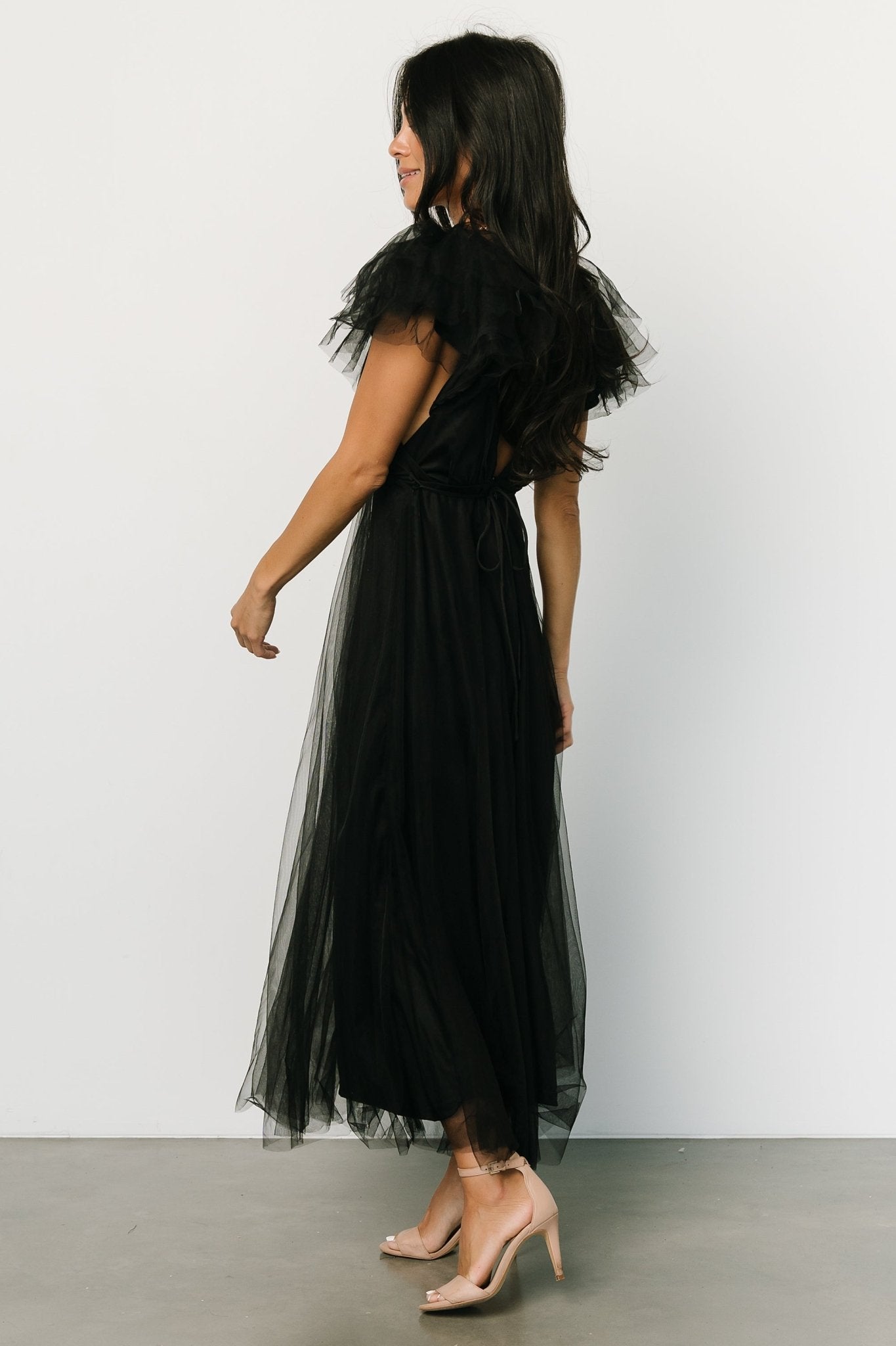 Annabella Tulle Dress | Black Footlocker Pictures Sale Online