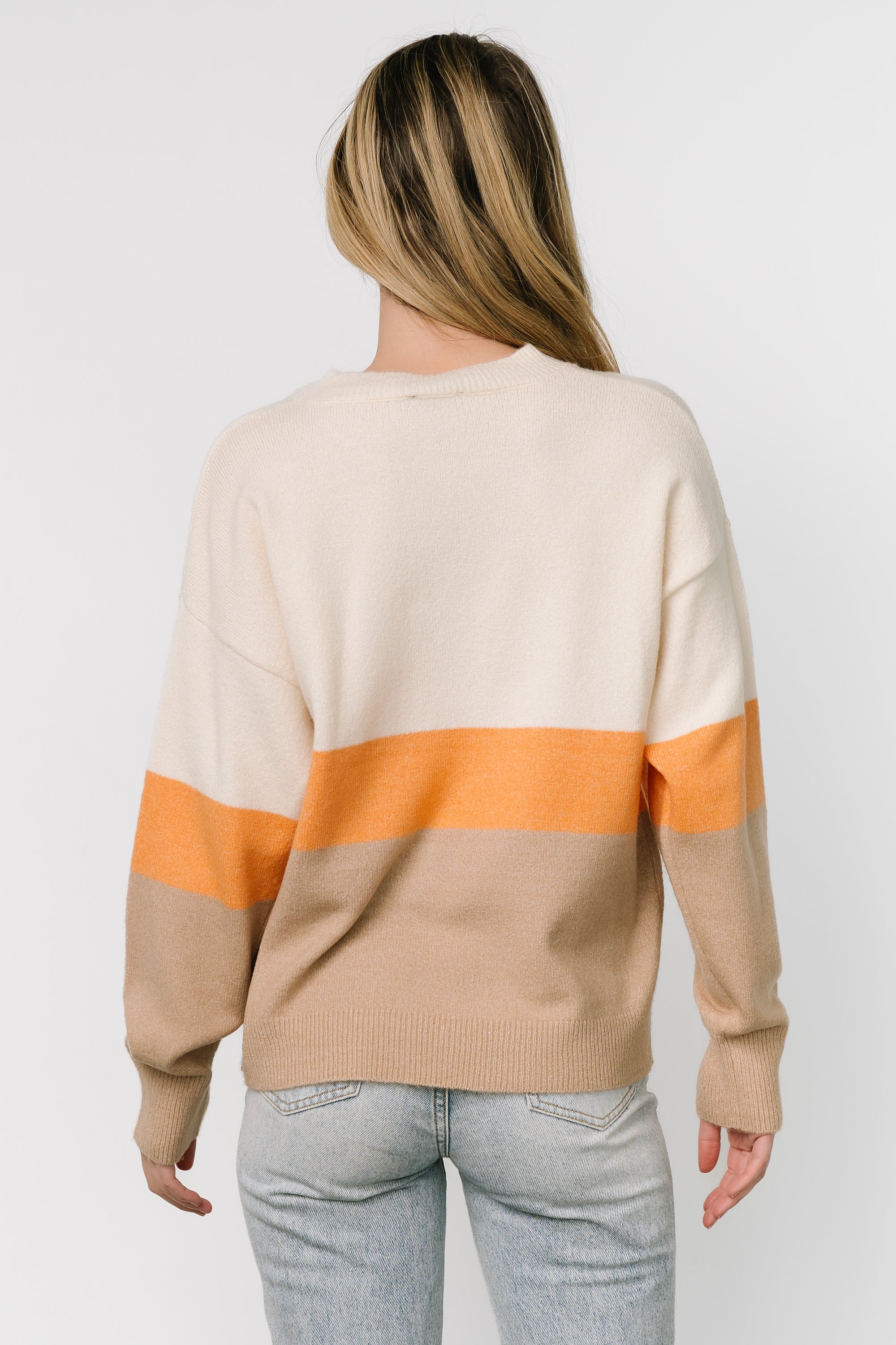 Rooney Sweater | Cream + Oatmeal Cheap Get Authentic