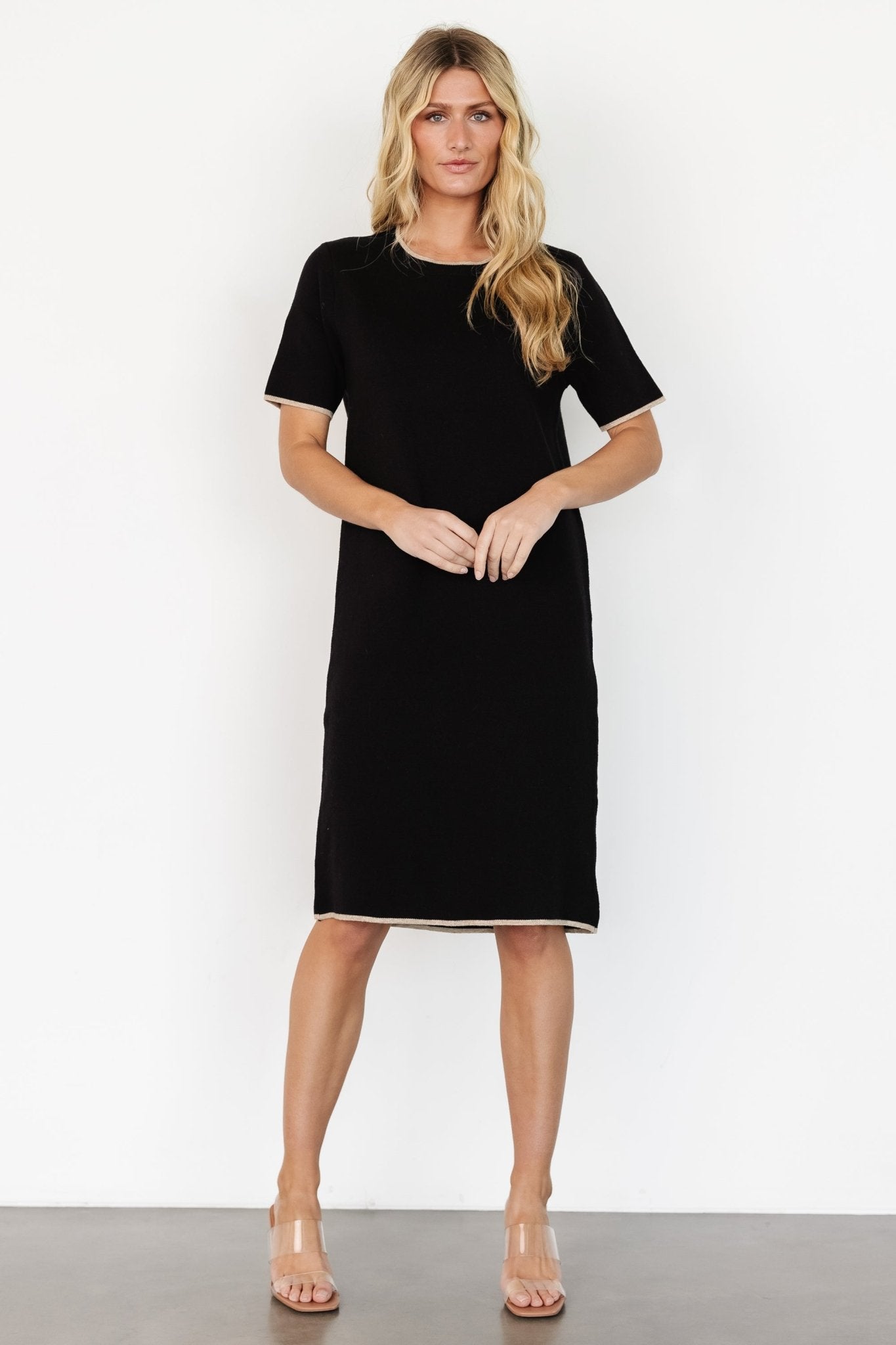 Emelia Shift Dress | Black New Arrival For Sale