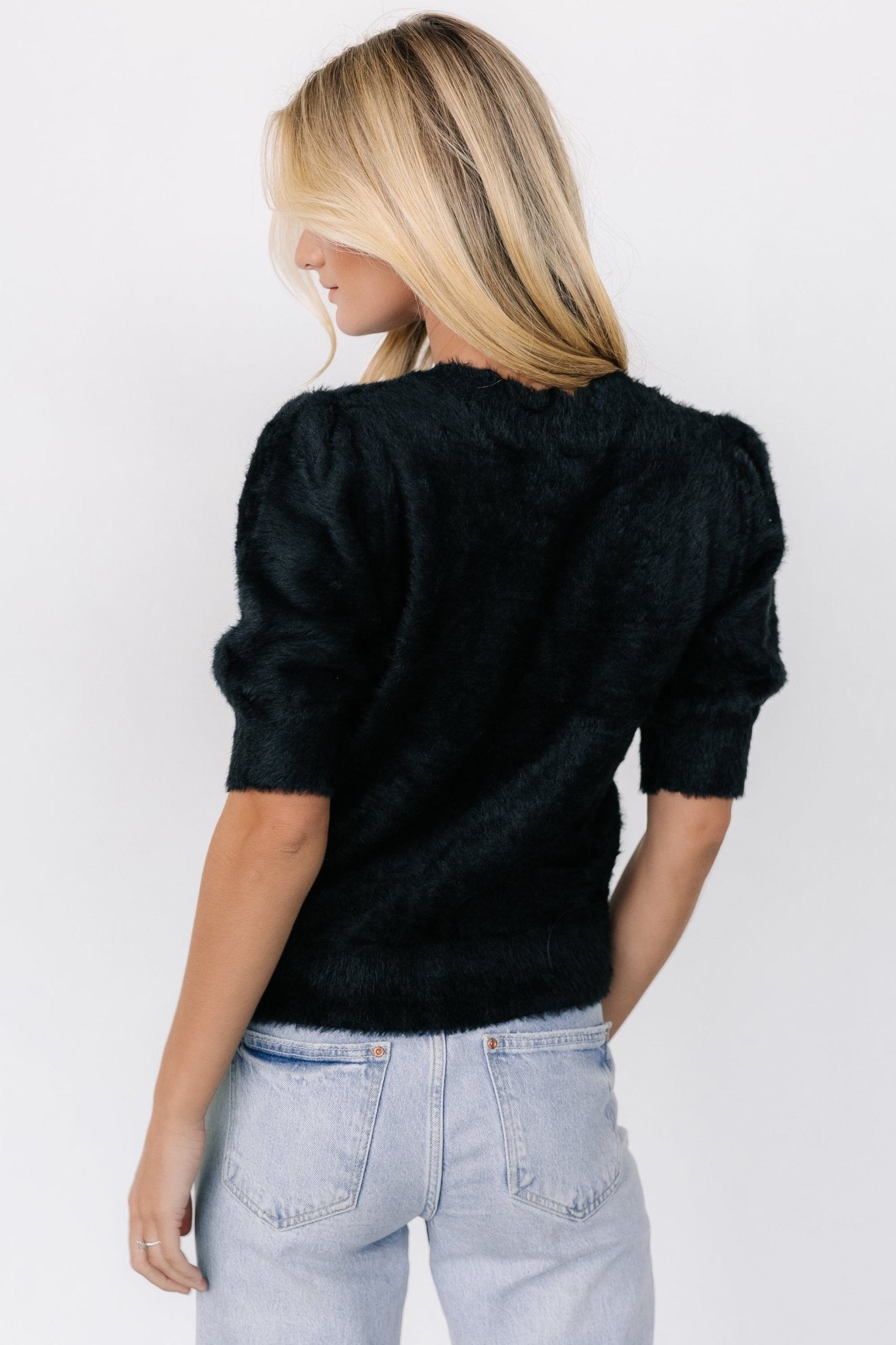 Vail Sweater Top | Black Free Shipping Genuine