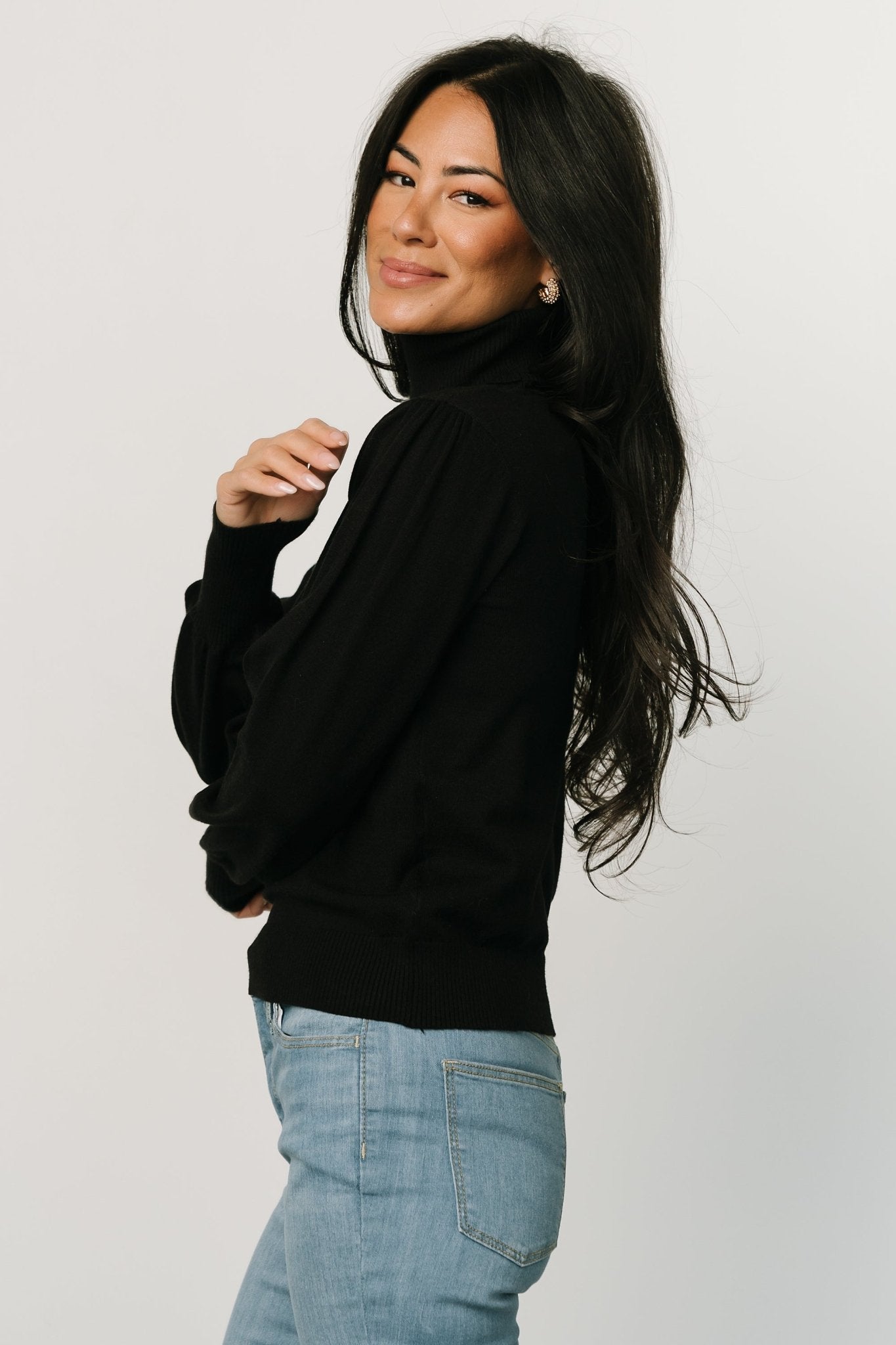 Danica Turtleneck Knit Top | Black Shop Offer Cheap Pice