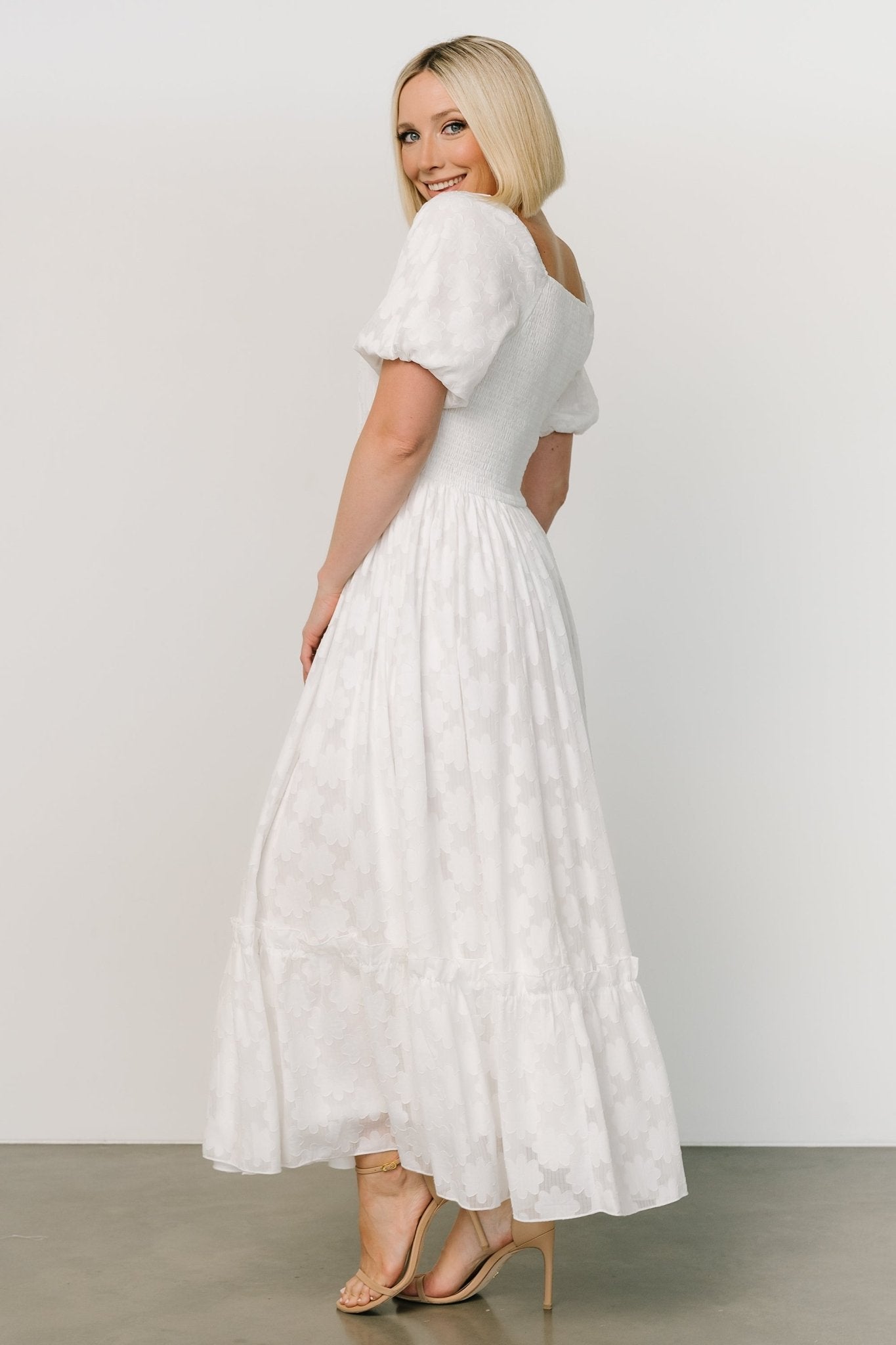 Alta Jacquard Maxi Dress | Off White Cheap Sale From China