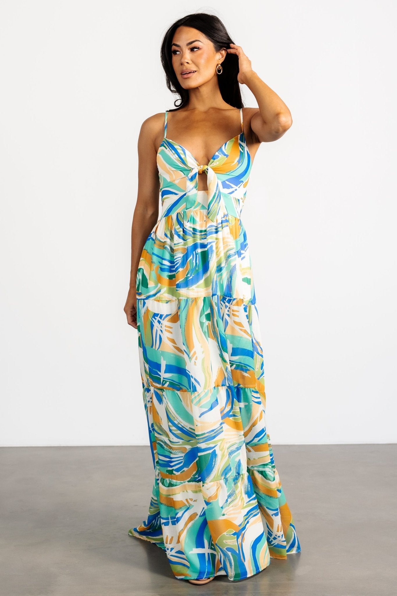 Alexis Maxi Dress | Blue Multi Print Outlet Find Great