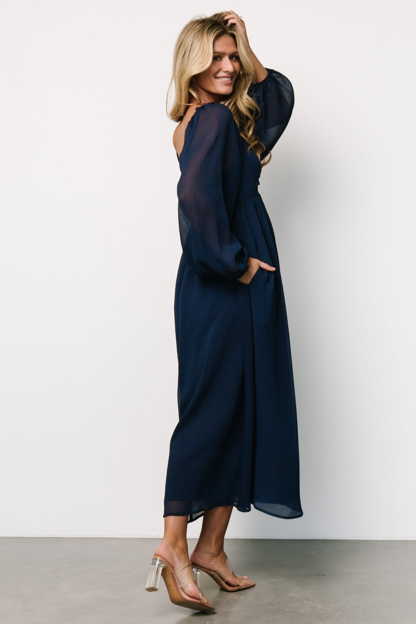 Dione Midi Dress | Navy Supply Sale Online