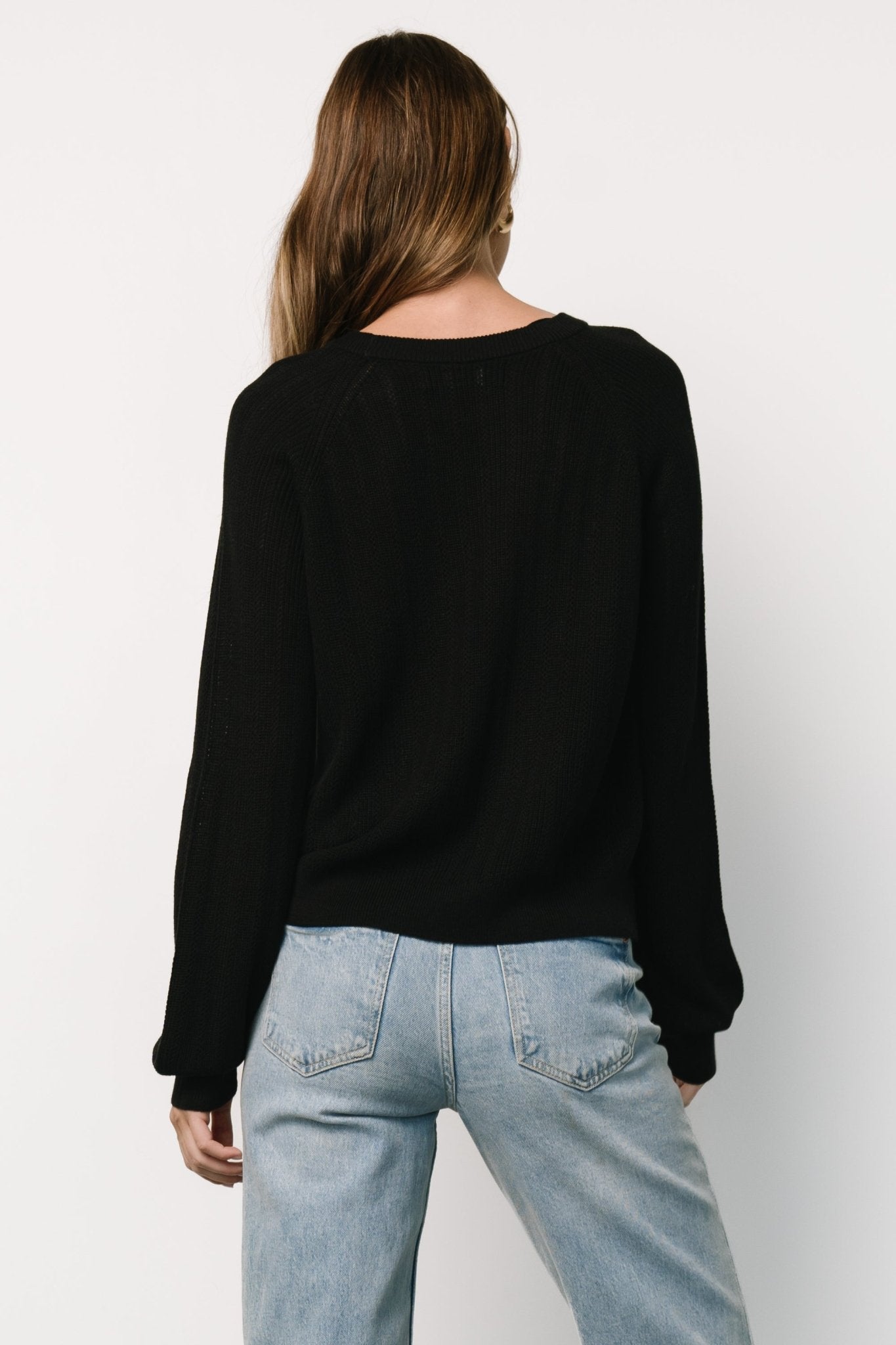 Alix Knit Sweater Top | Black Buy Cheap Best Store To Get