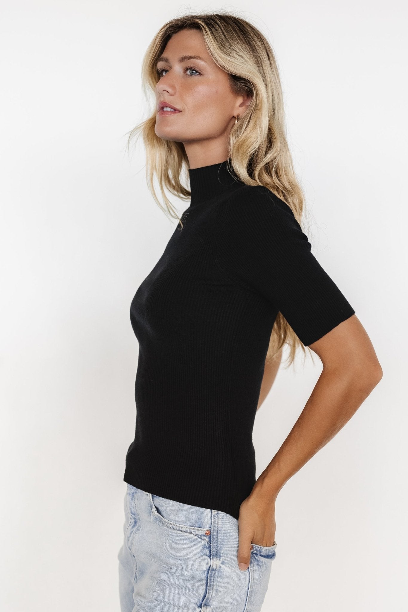 Liel Ribbed Top | Black Amazon Cheap Online