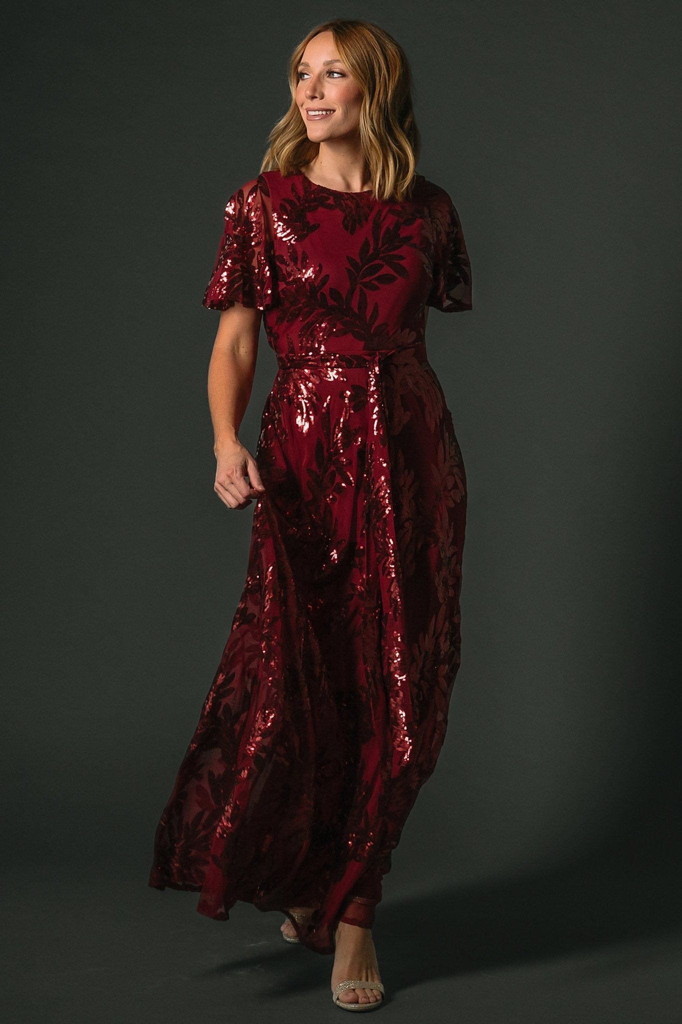 Muse Sequin Maxi Dress | Wine Outlet Big Discount