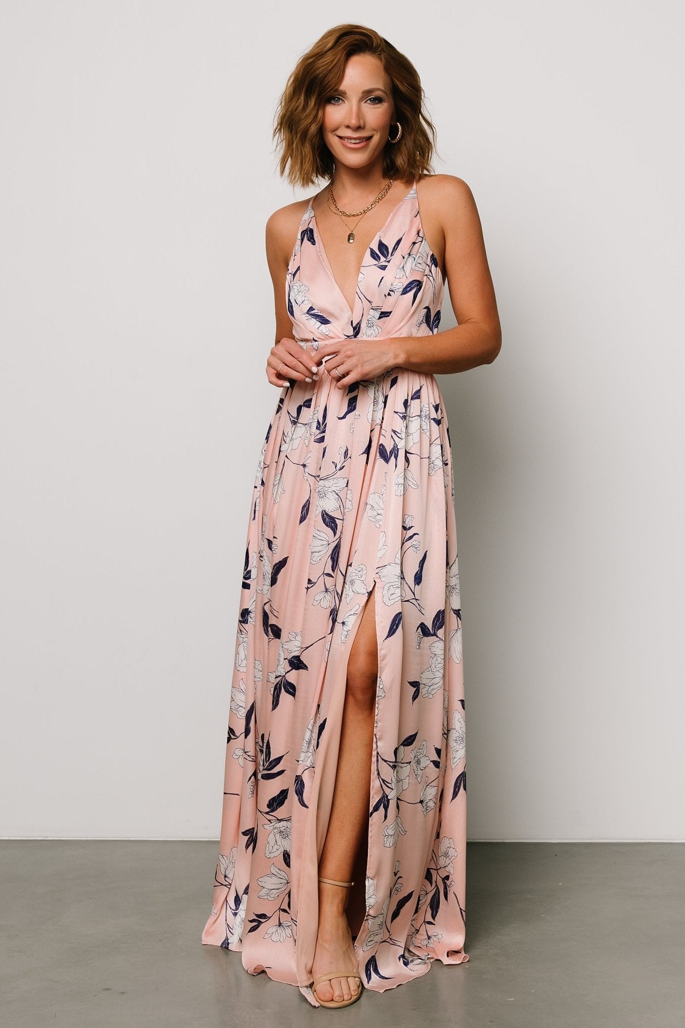 Brylee Maxi Dress | Blush Floral Discount Get To Buy