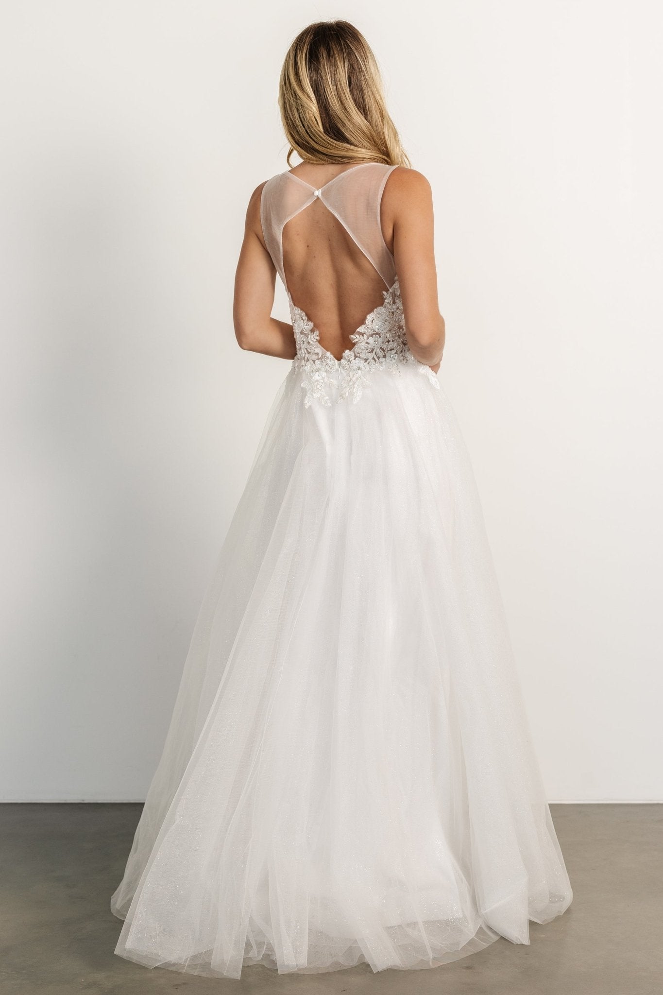 Affection Shimmer Bridal Gown | Off White Low Pice Cheap Online