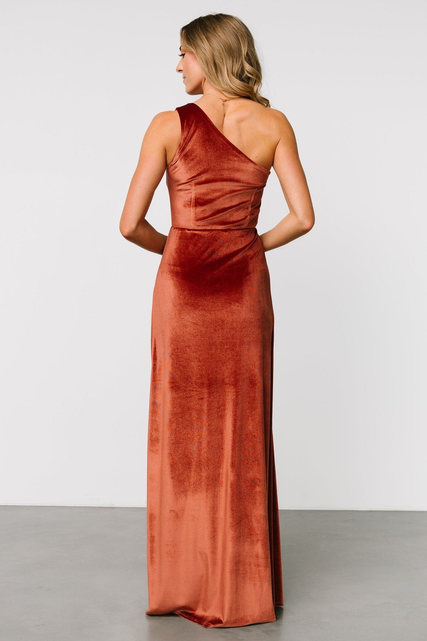 Tatiana Velvet One Shoulder Maxi Dress | Cinnamon Outlet Locations Cheap Pice