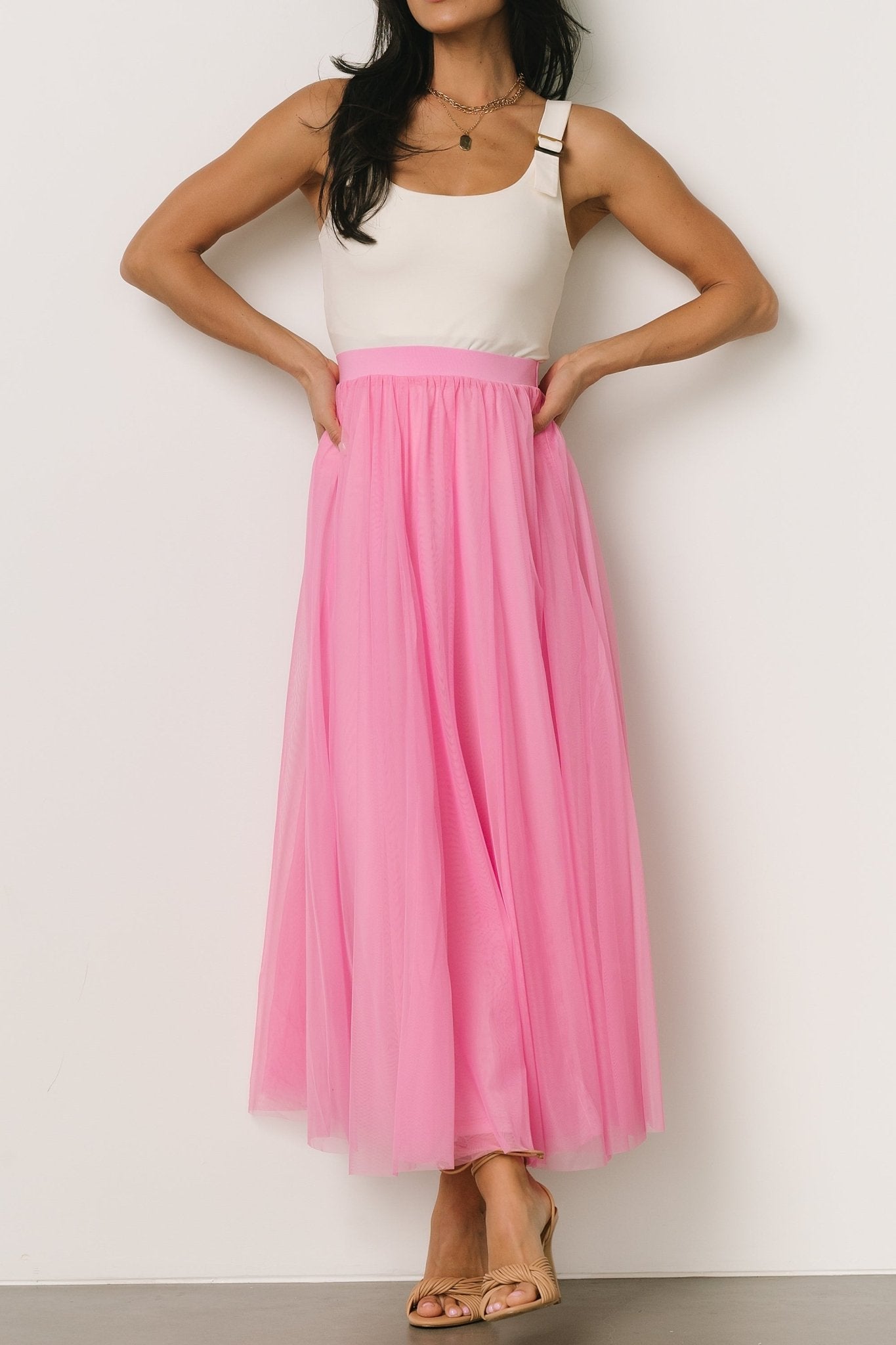 Mila Tulle Skirt | Taffy Pink On Hot Sale