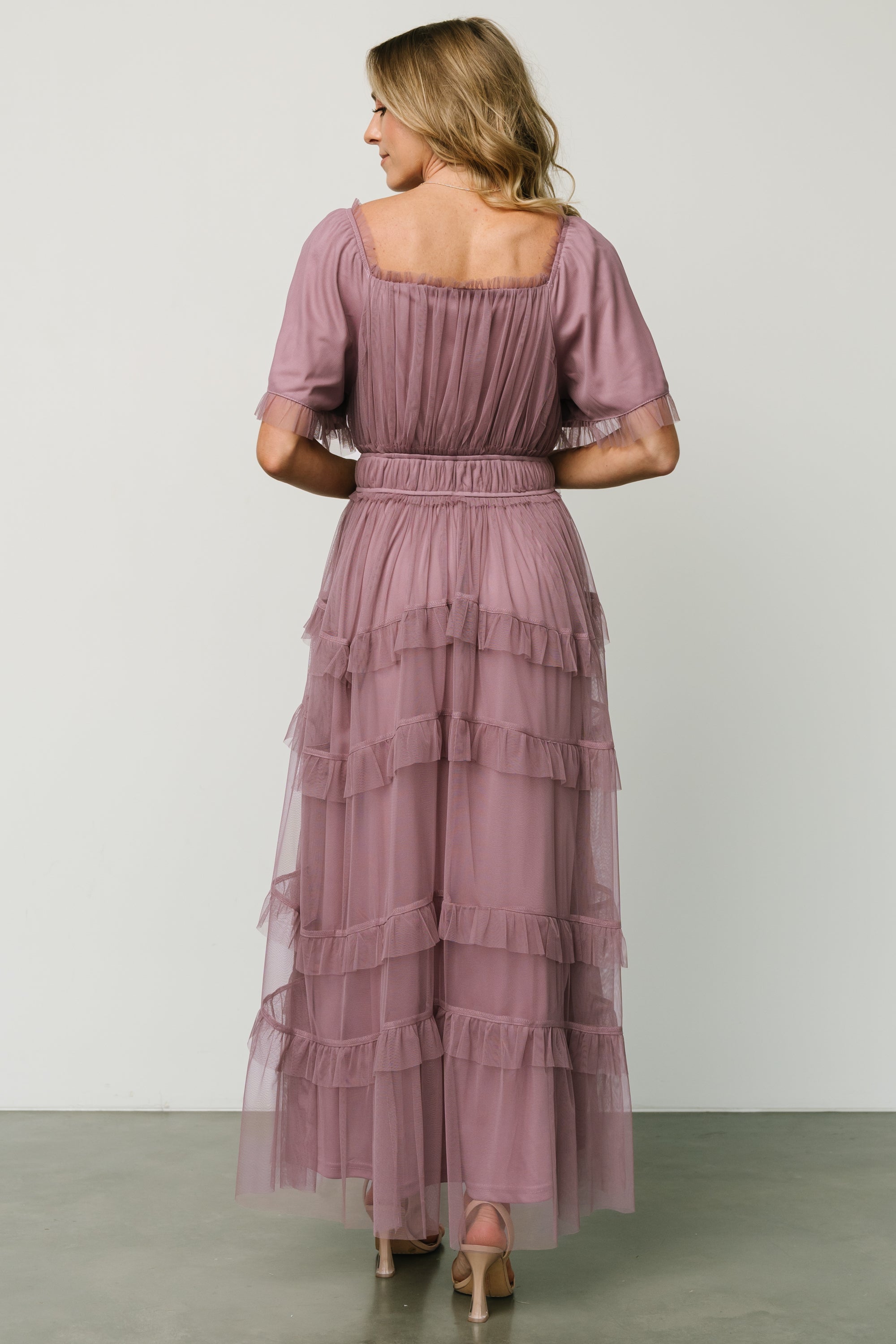 Magdalena Tulle Maxi Dress | Dusty Orchid Online Online For Sale