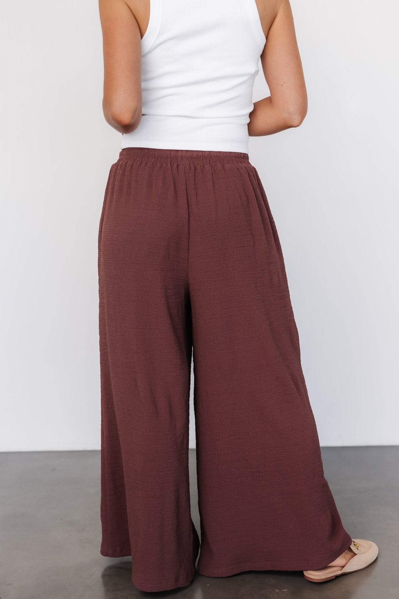 Florence Textured Pants | Desert Rose Free Shipping With Mastercard