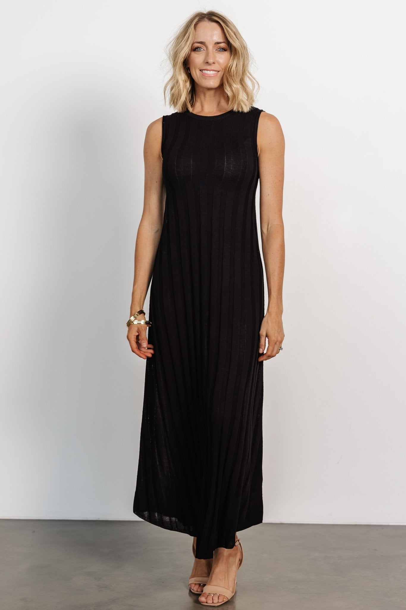 Skylar Tank Maxi Dress | Black Outlet Genuine