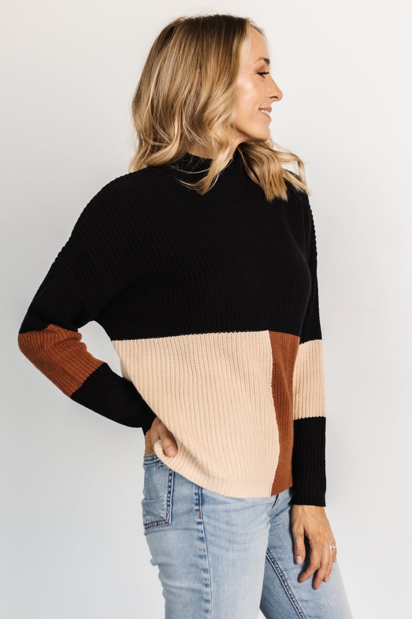 Dawson Knit Sweater | Black Multi Recommend Cheap Pice