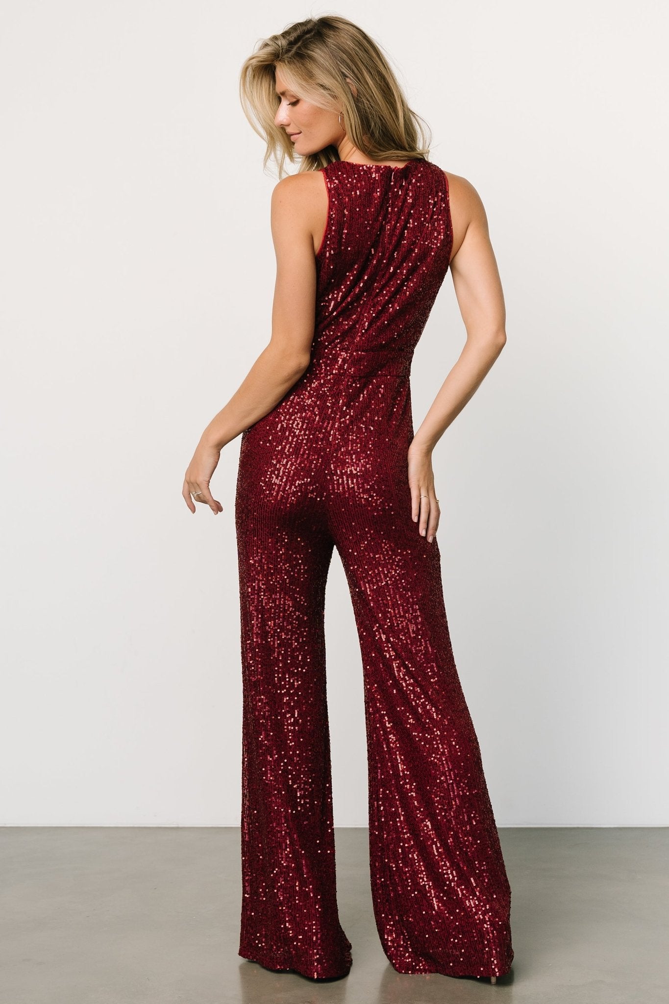 Hillary Sequin Jumpsuit | Wine Clearance Largest Supplier