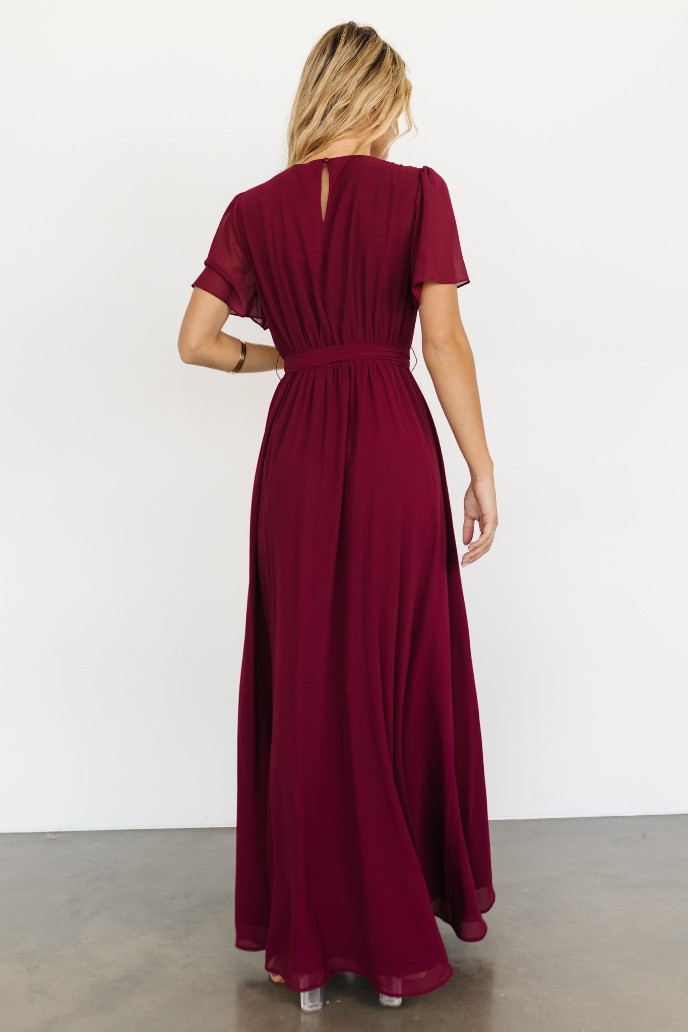 Naomi Short Sleeve Maxi Dress | Mulberry Clearance Great Deals