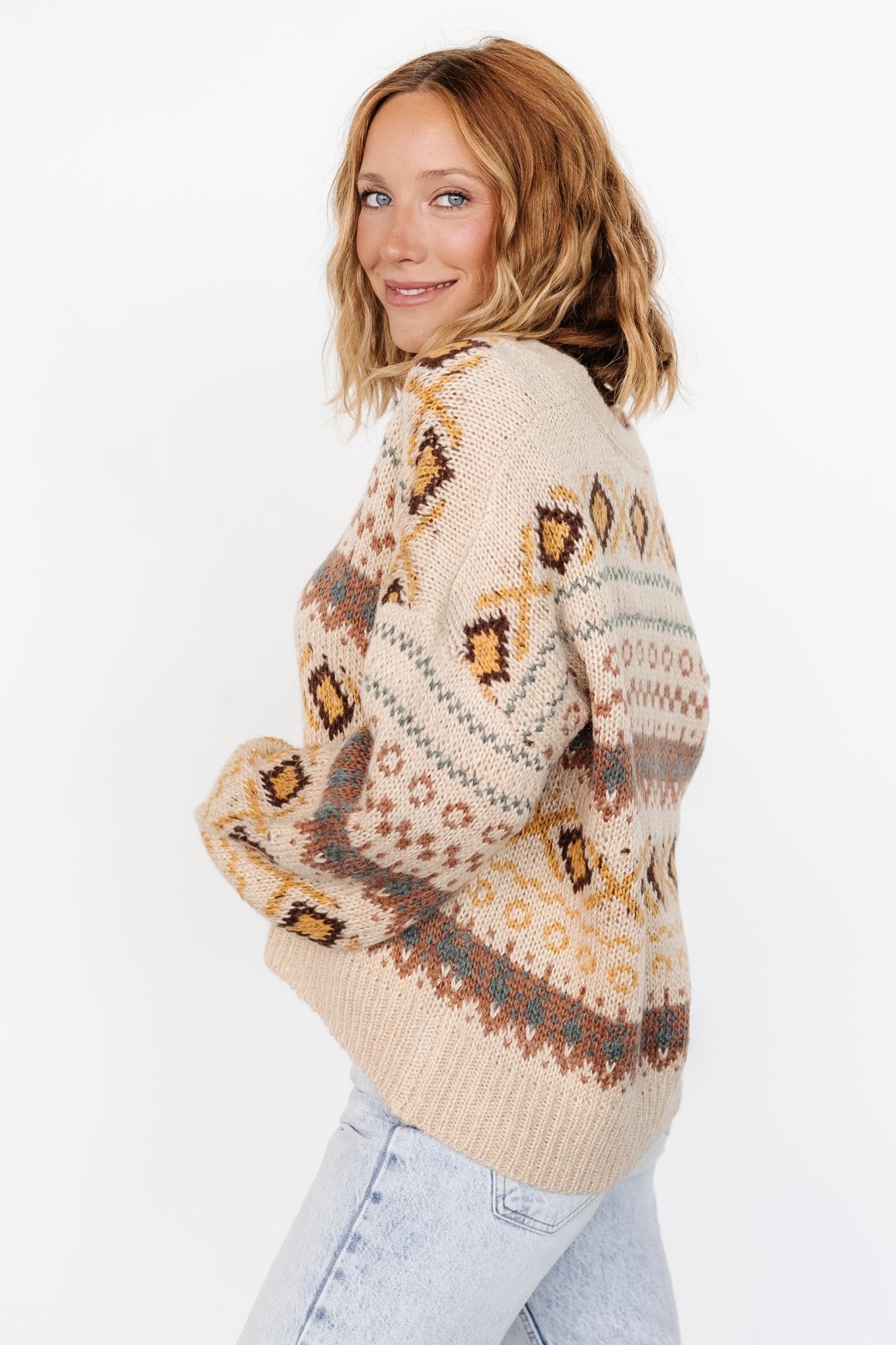 Cody Knit Cardigan | Taupe Multi Cheap Original