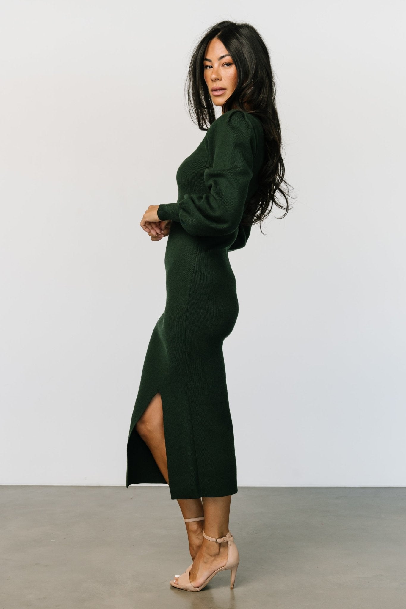 Kori Sweater Dress | Emerald Cheap Newest