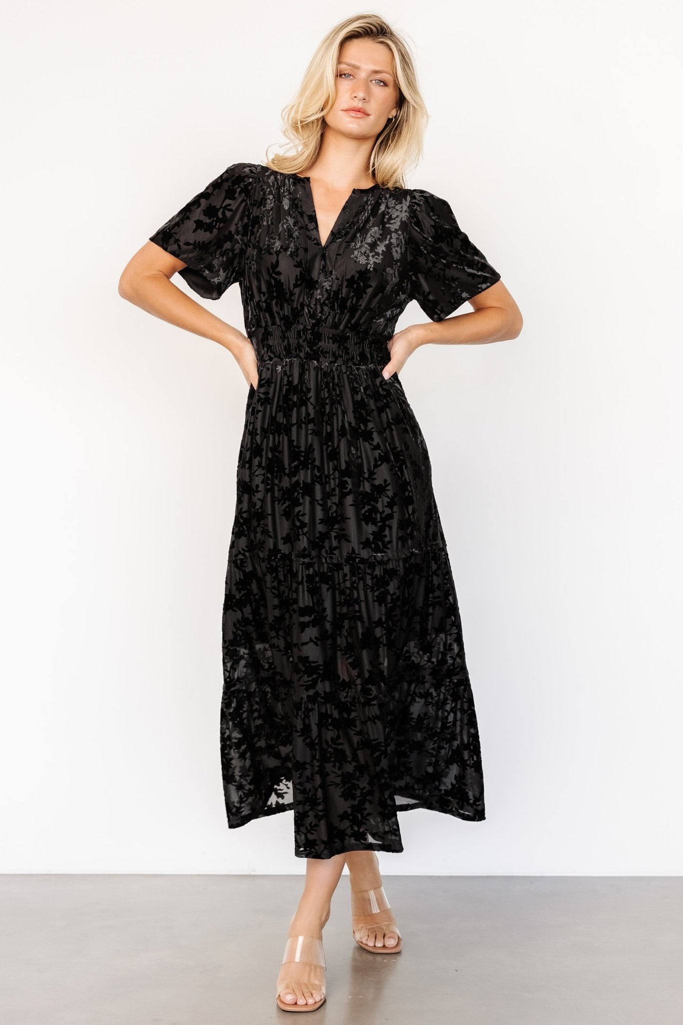 Bronwyn Velvet Dress | Black Cheap Sale Online