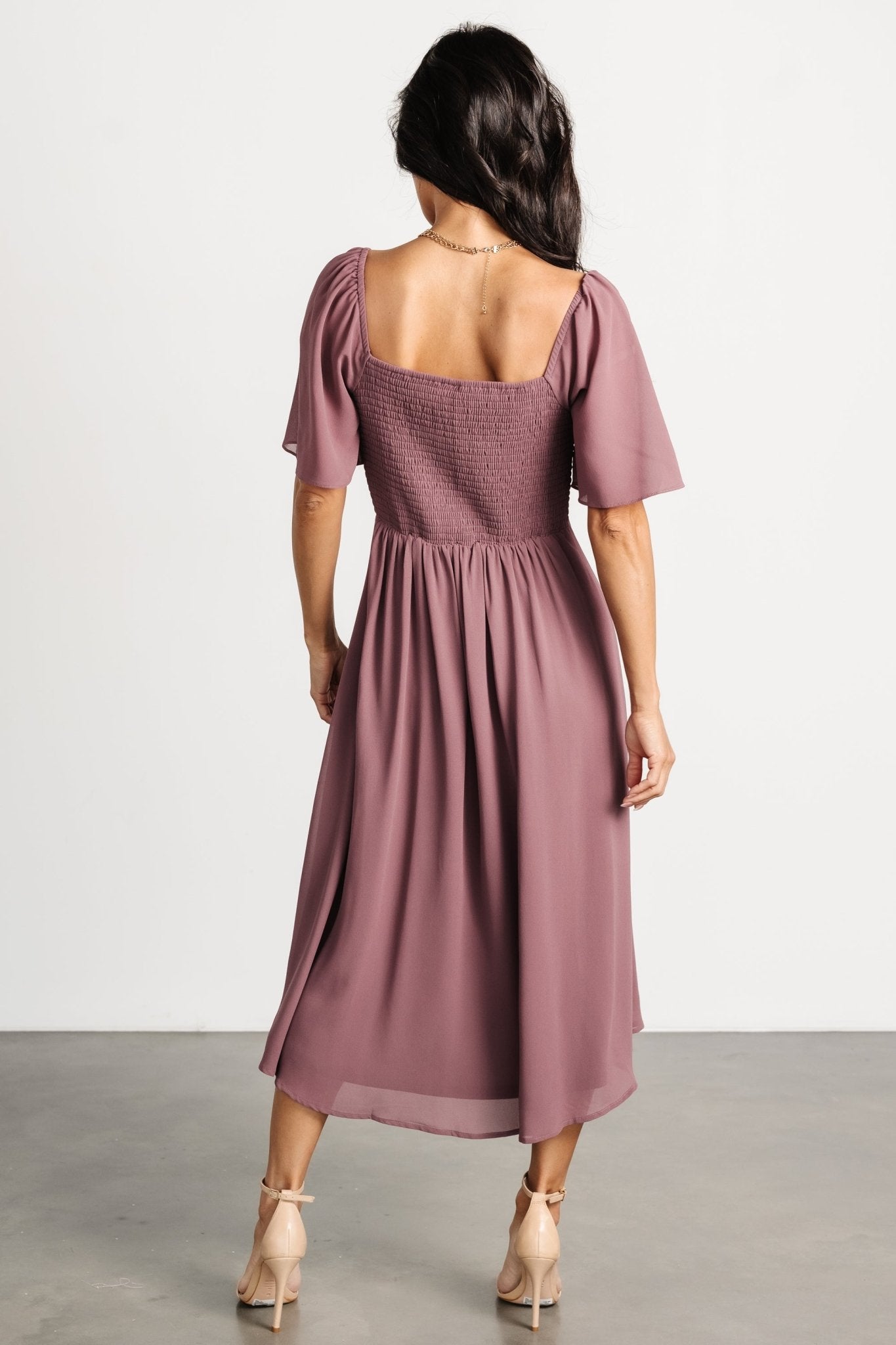 Colette Sweetheart Midi Dress | Vintage Plum Best Pices Sale Online