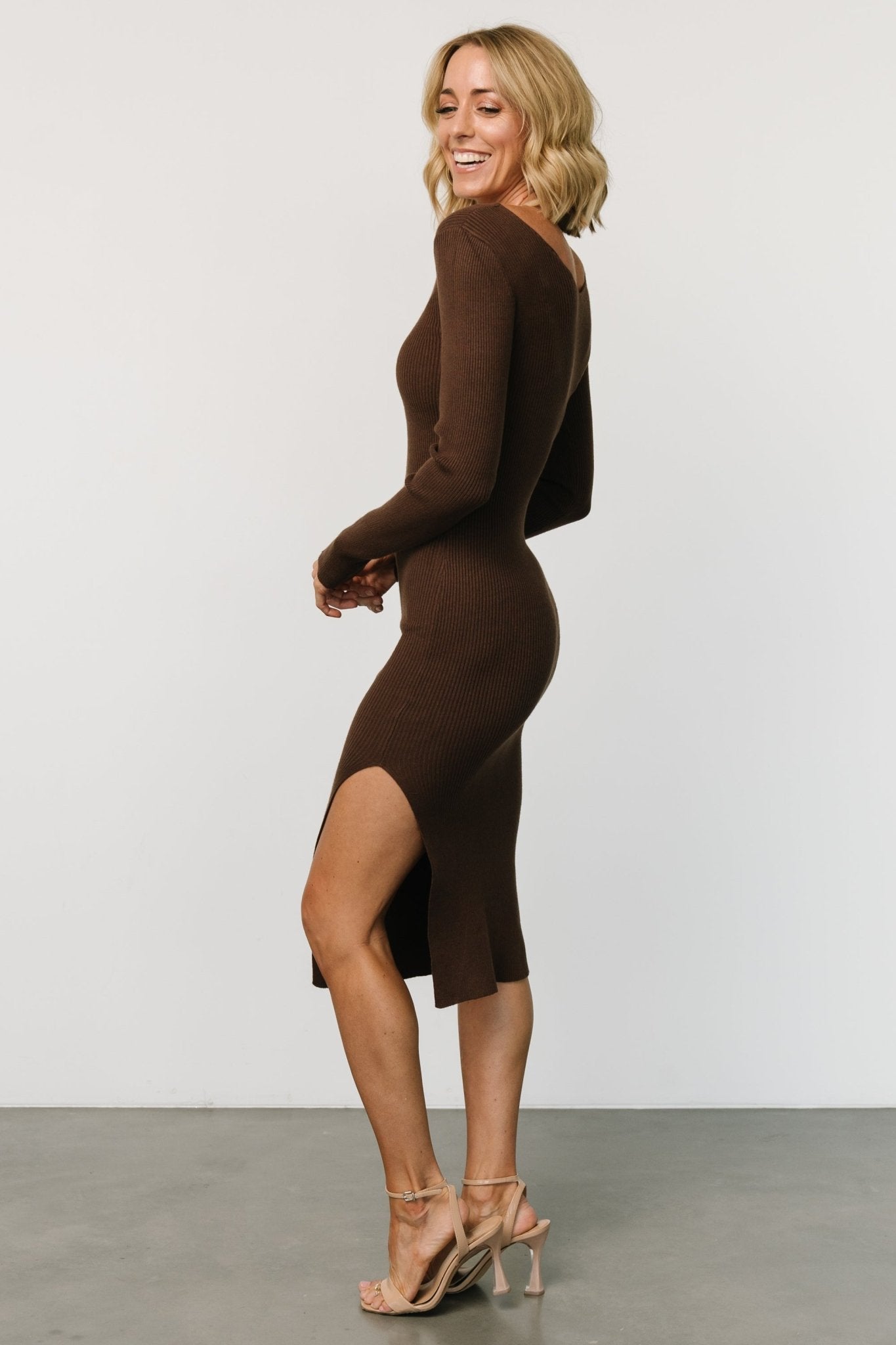 Tacey Midi Dress | Coffee Sale Best Wholesale