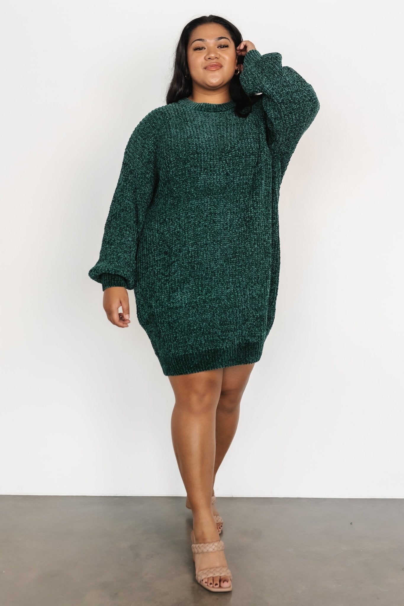 Christa Sweater Dress | Emerald Cheapest Sale Online