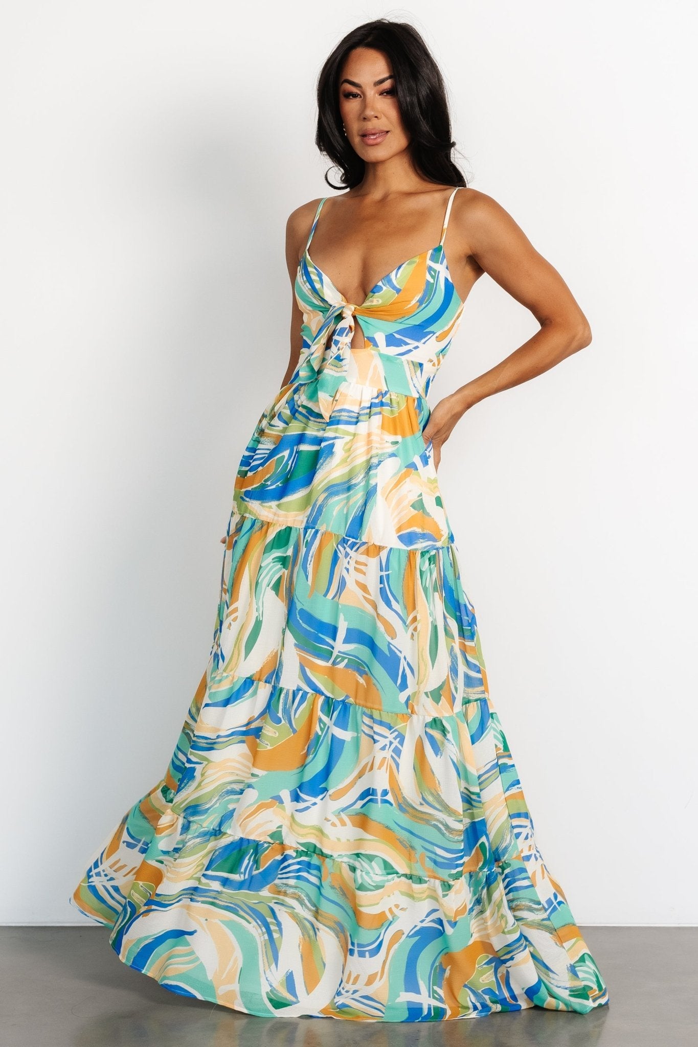 Alexis Maxi Dress | Blue Multi Print Outlet Find Great