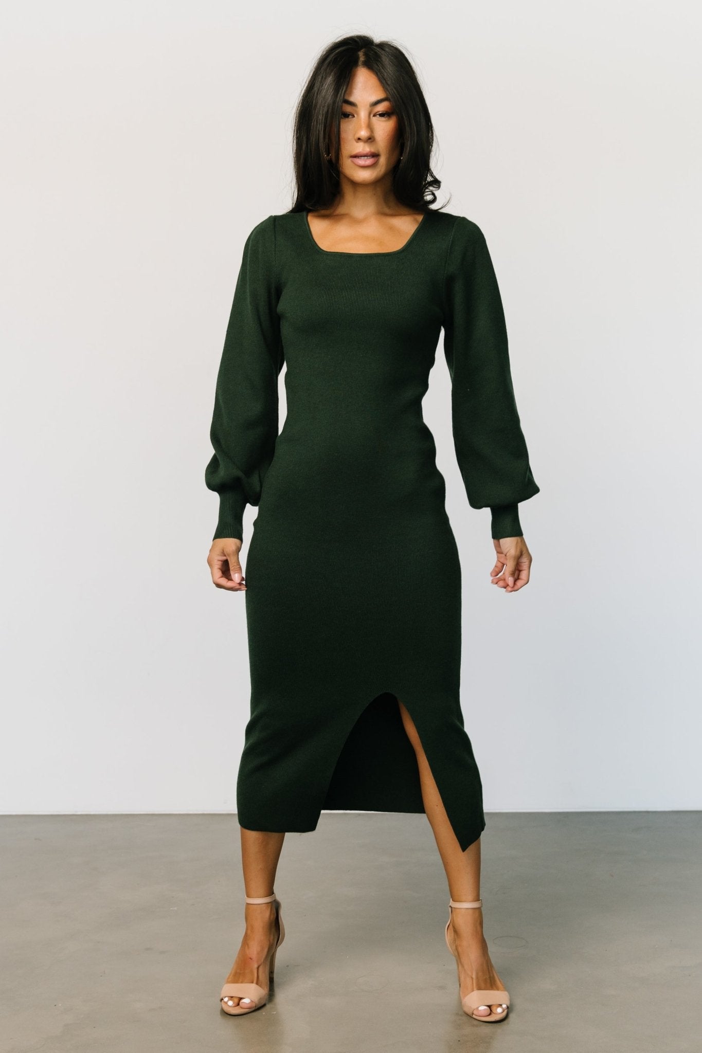 Kori Sweater Dress | Emerald Cheap Newest