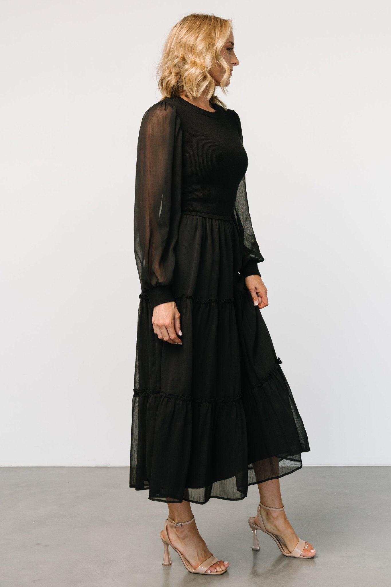 Remi Ribbed Maxi Dress | Black Outlet Official