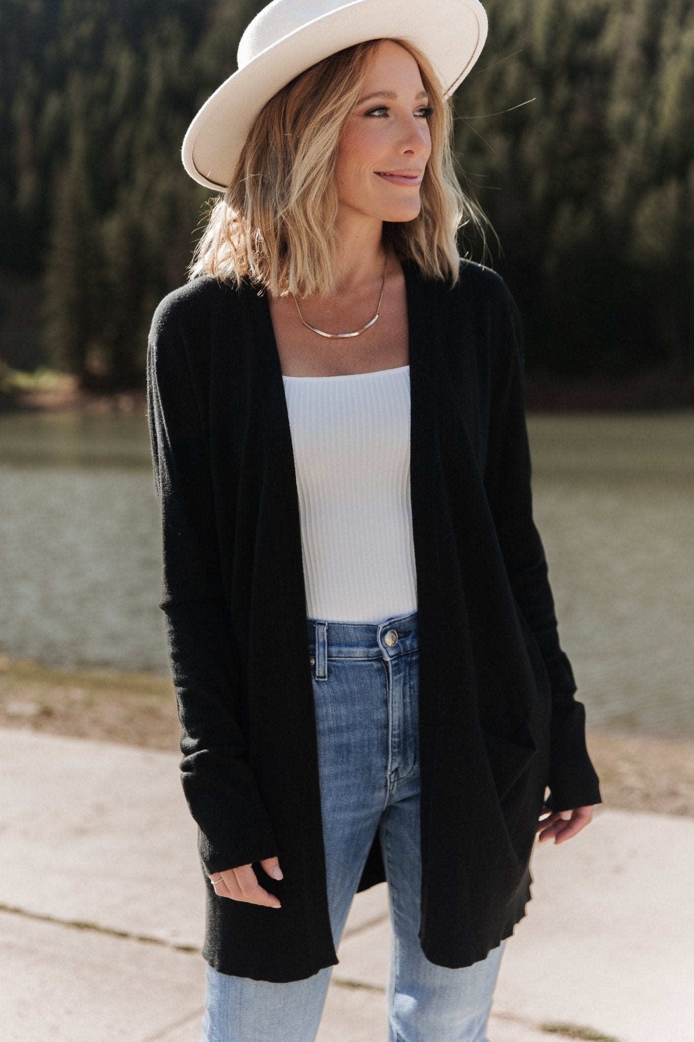 Edison Cardigan | Black Cheap Sale Low Pice