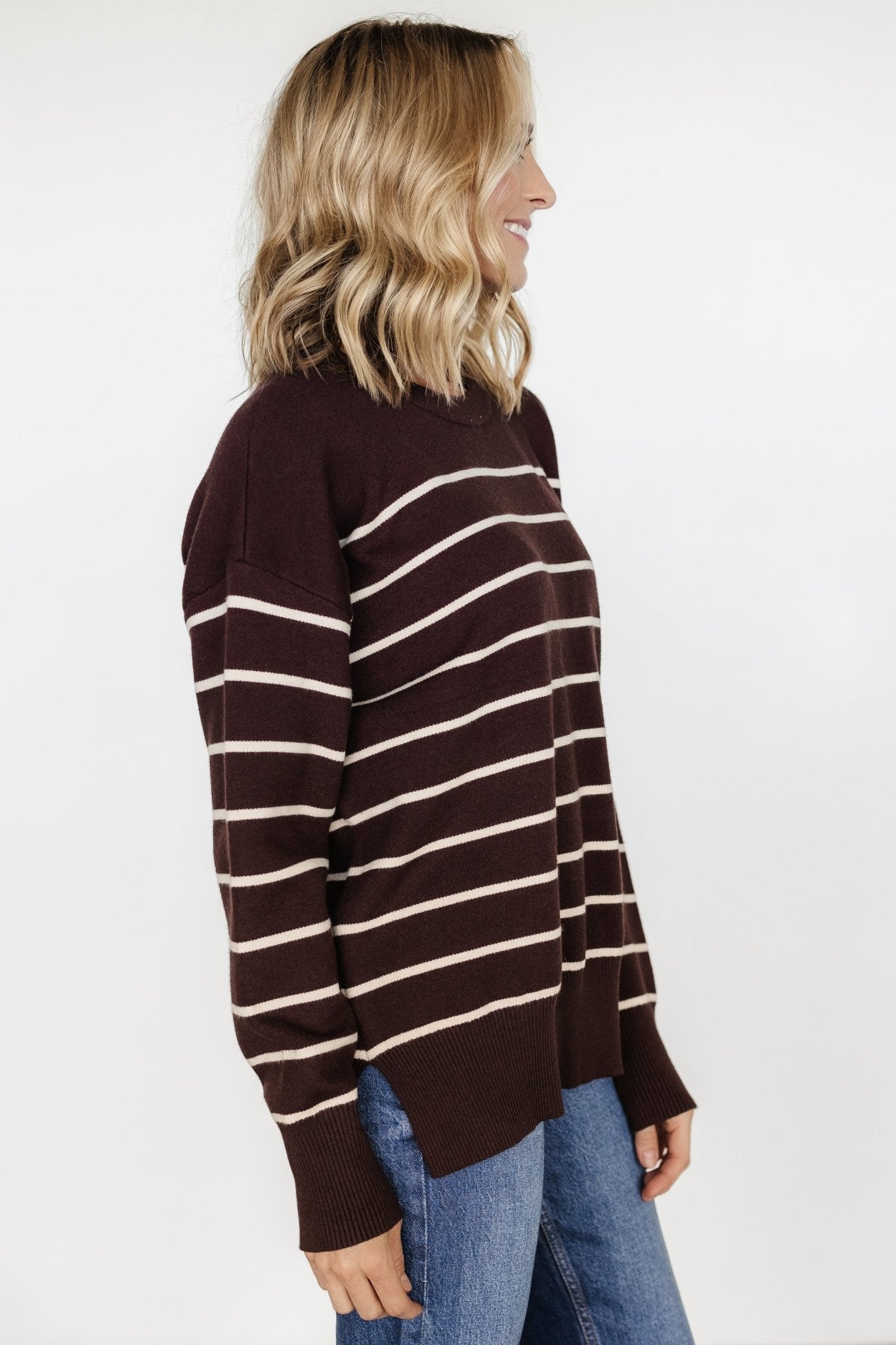 Colmar Striped Sweater | Clove + Cream Pick A Best Cheap Pice