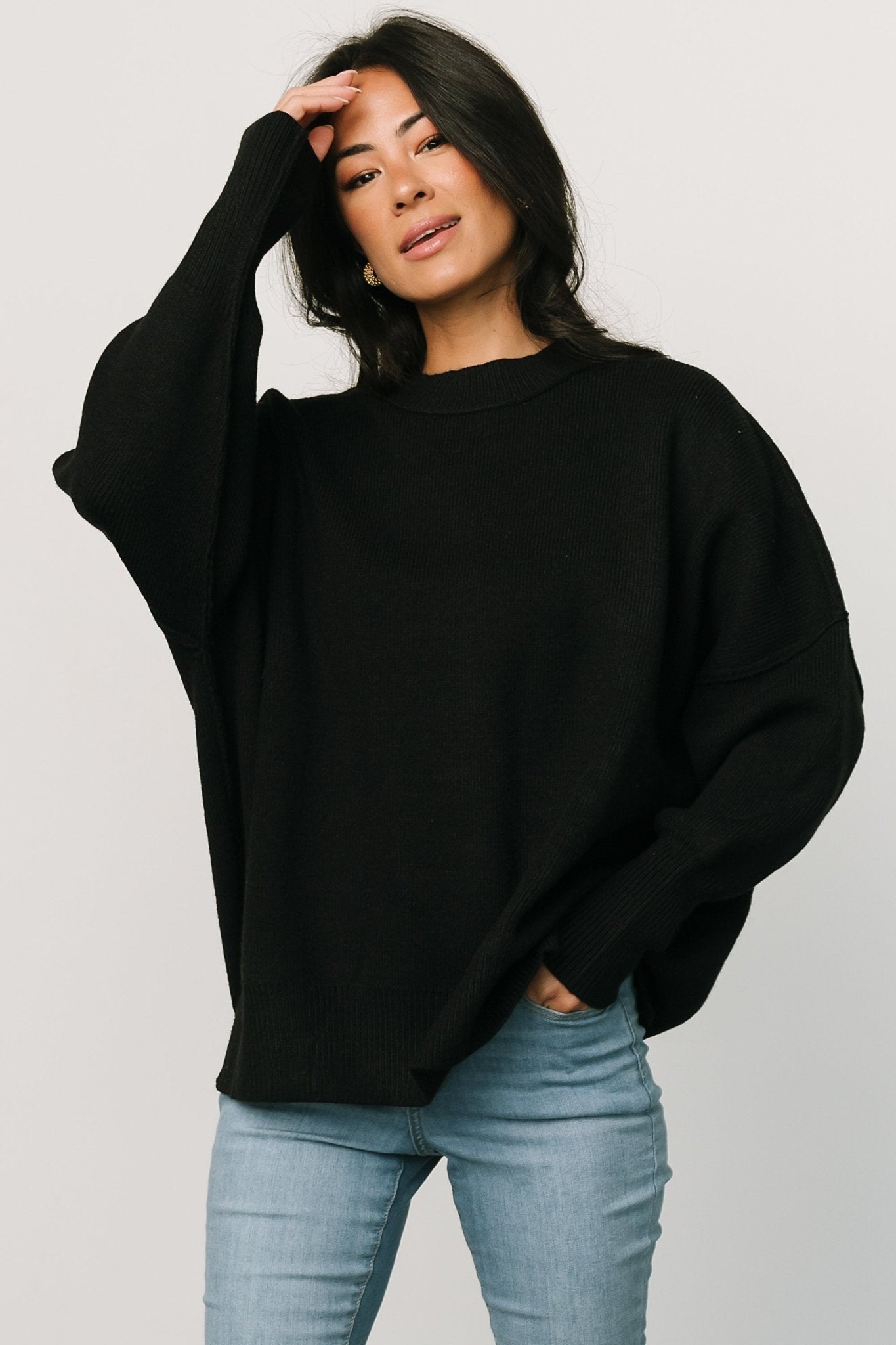 Jeremiah Knit Sweater | Black Cheap Get To Buy